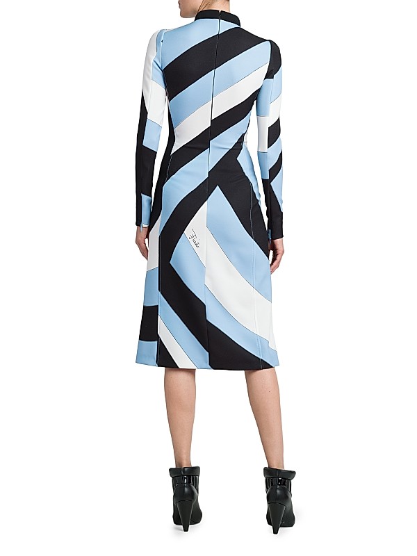 Shop Pucci Printed Long-Sleeve Midi-Dress | Saks Fifth Avenue Shop Pucci Printed Long-Sleeve Midi-Dress | Saks Fifth Avenue