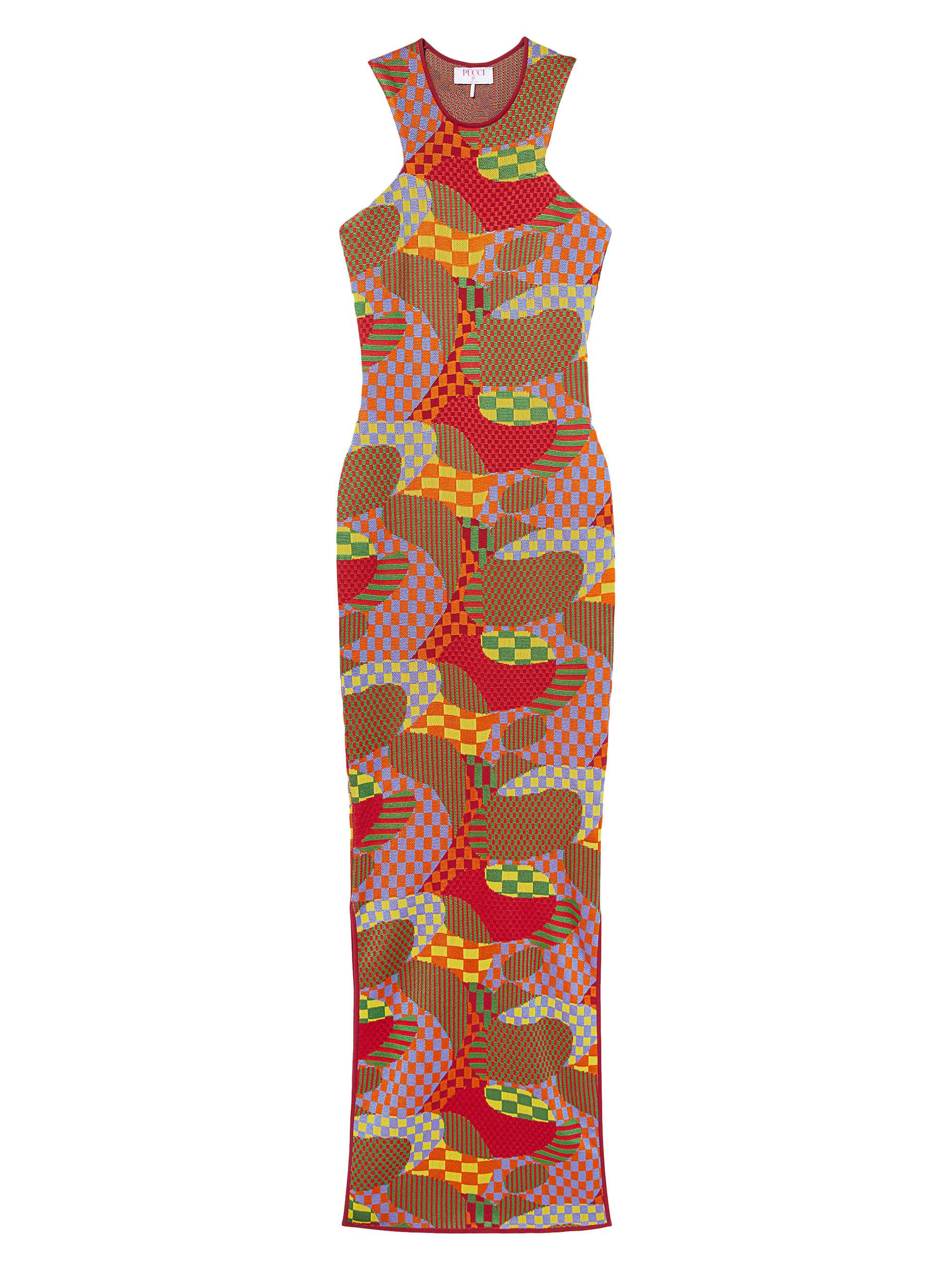 Pucci Swirling Satin Maxi Dress | Saks Fifth Avenue