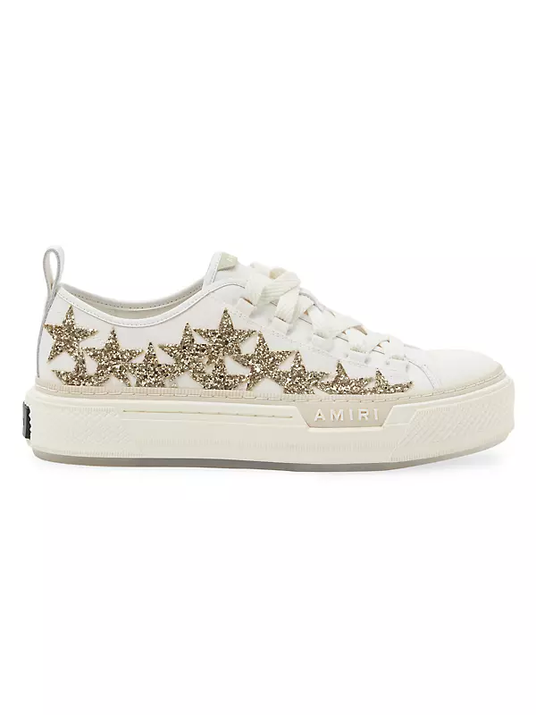 Glitter Stars Low-Top Cour Sneakers