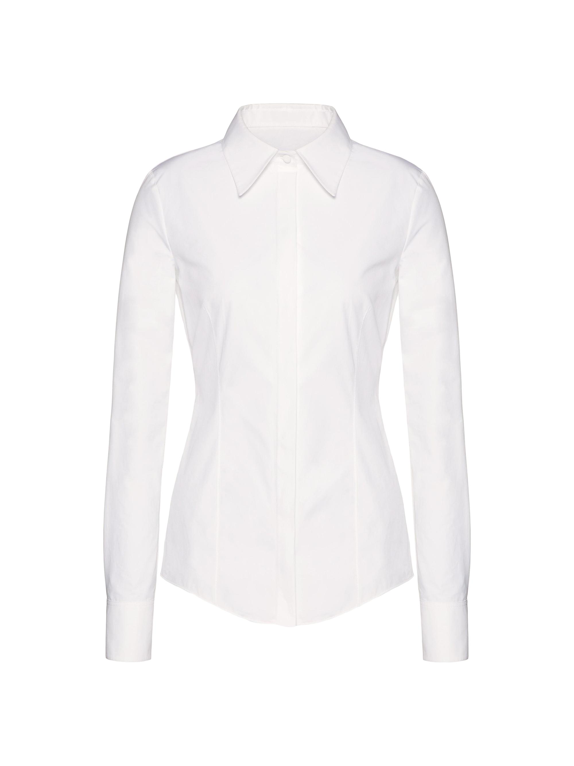 Valentino Garavani Women's Cotton Poplin Shirt - Optic White