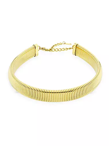 Heritage Serpent 18K Gold-Plated Choker
