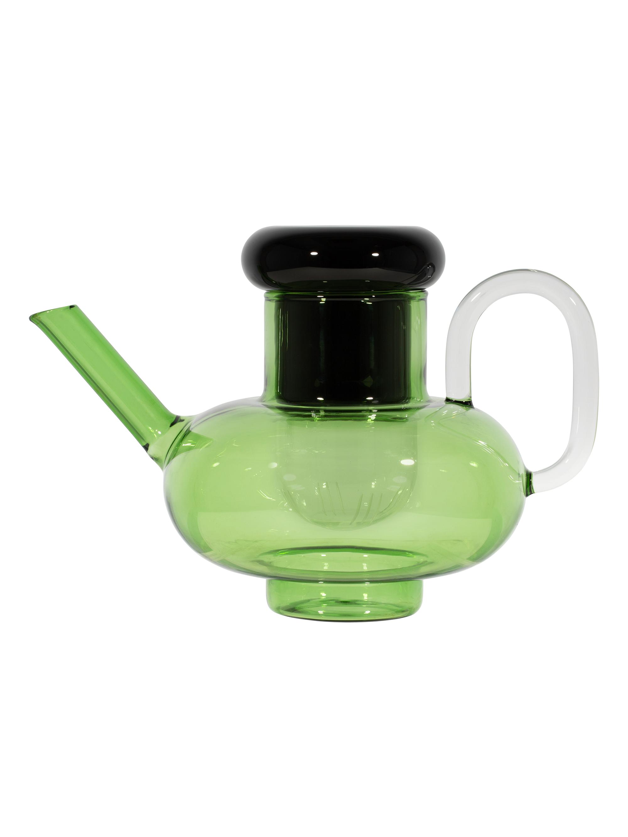 Tom Dixon Bump Glass Tea Pot - Green