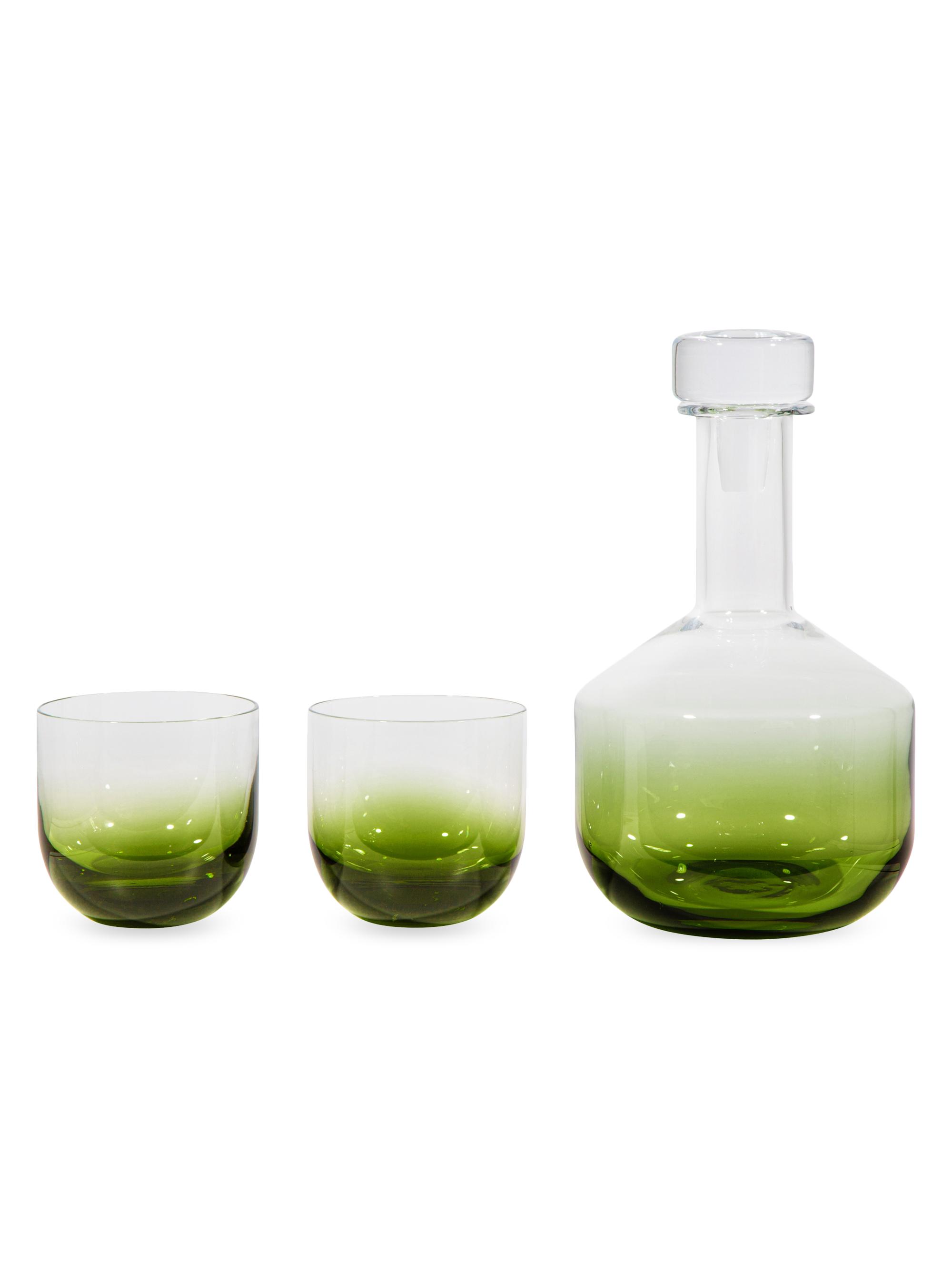 Tom Dixon Tank 3-Piece Whiskey Gift Set - Green