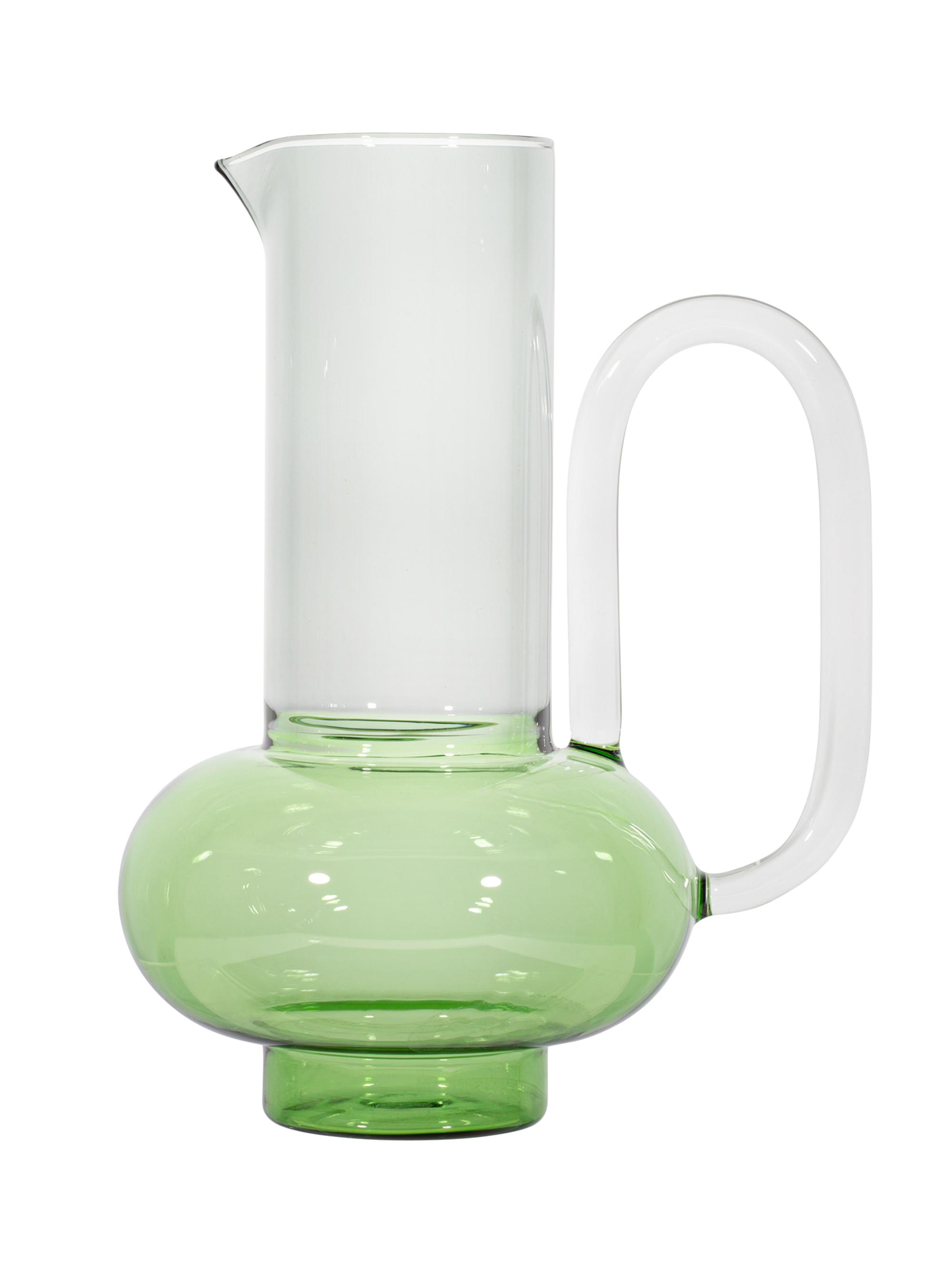 Tom Dixon Bump Glass Jug - Green