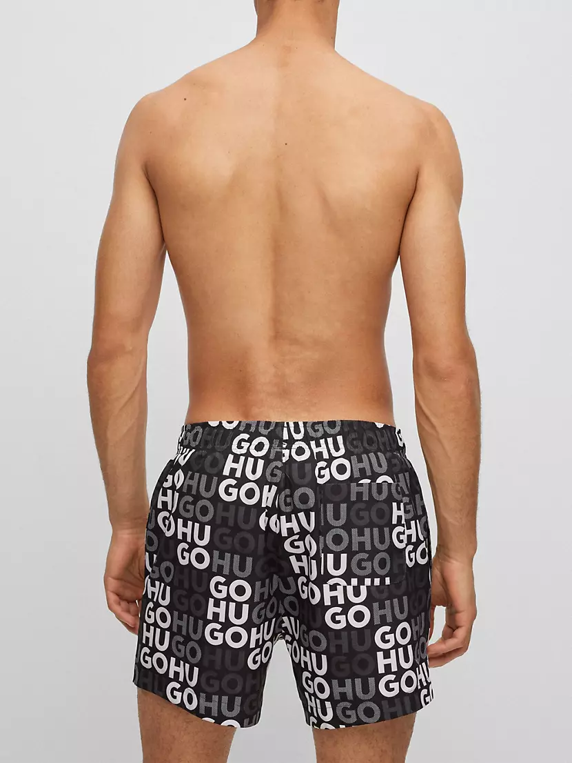 Shorts All-Over HUGO | Print Shop Logo Avenue Saks Fifth With Swim