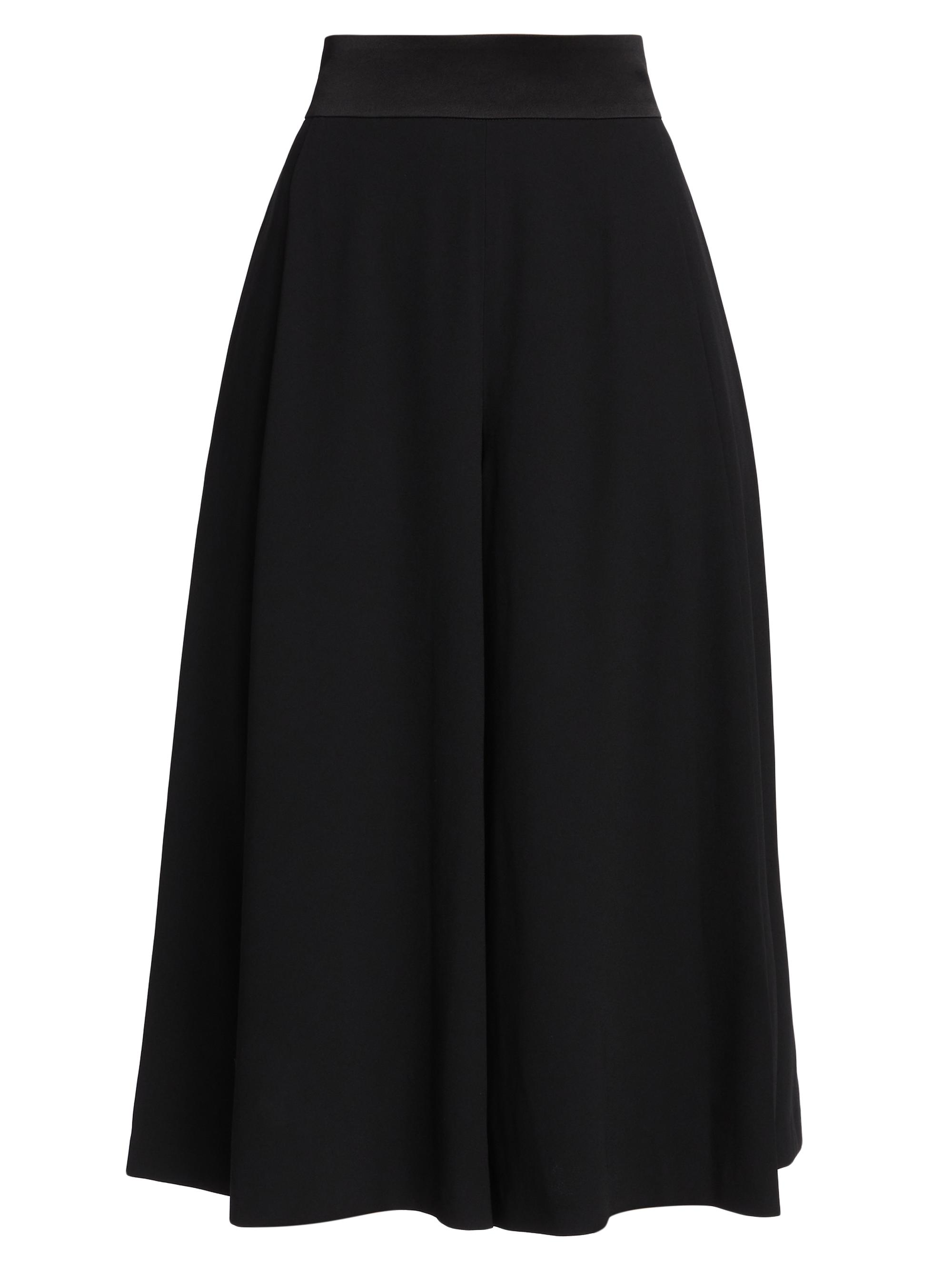 Barneys New York Women's Crop Wide-Leg Pants - Navy