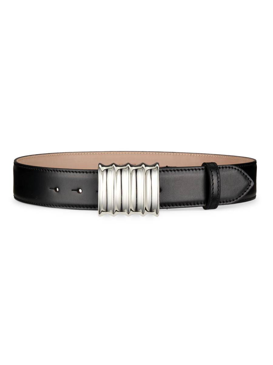 Khaite Julius Leather Belt | Saks Fifth Avenue