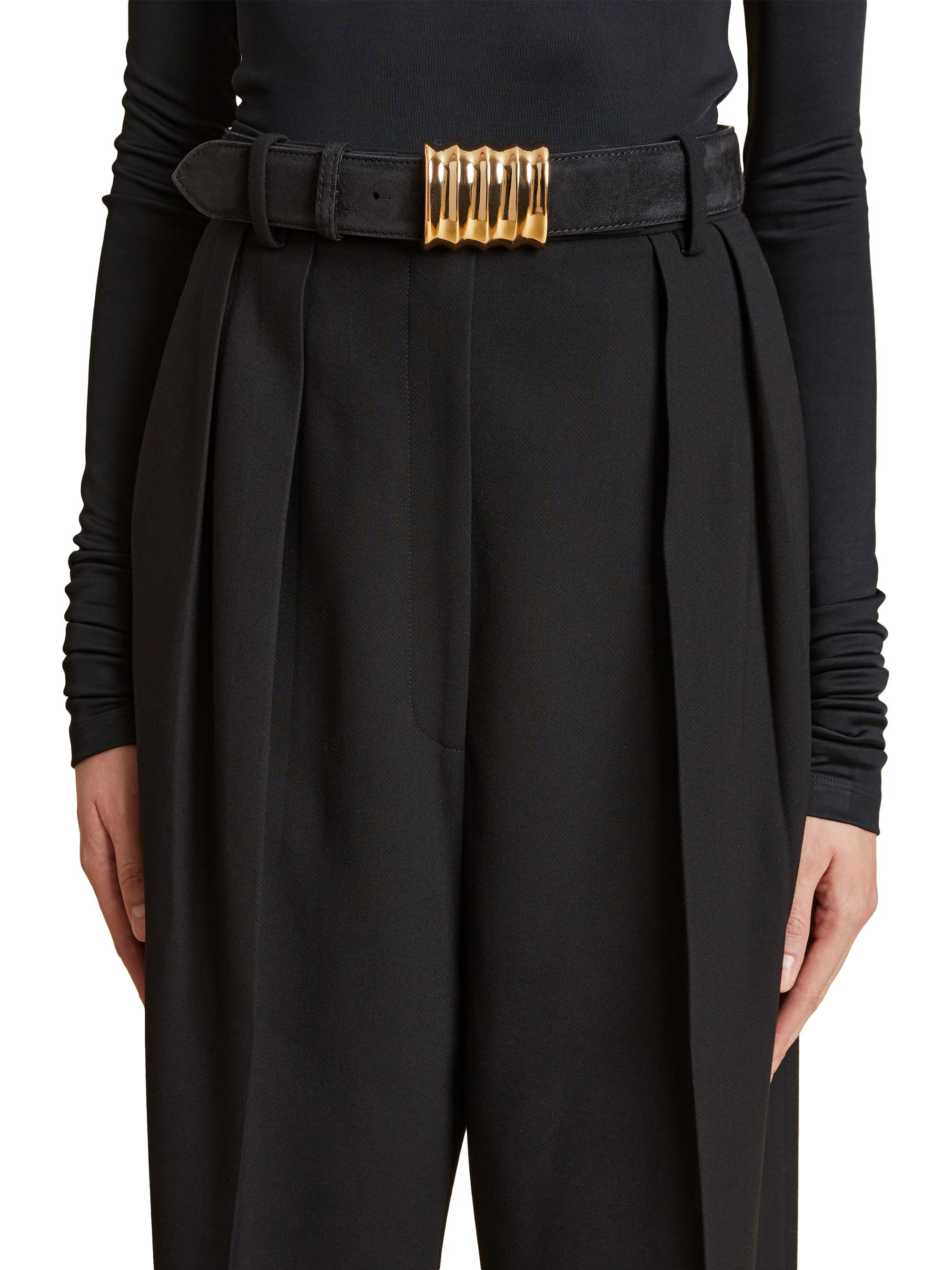 Khaite Julius Suede Belt | Saks Fifth Avenue