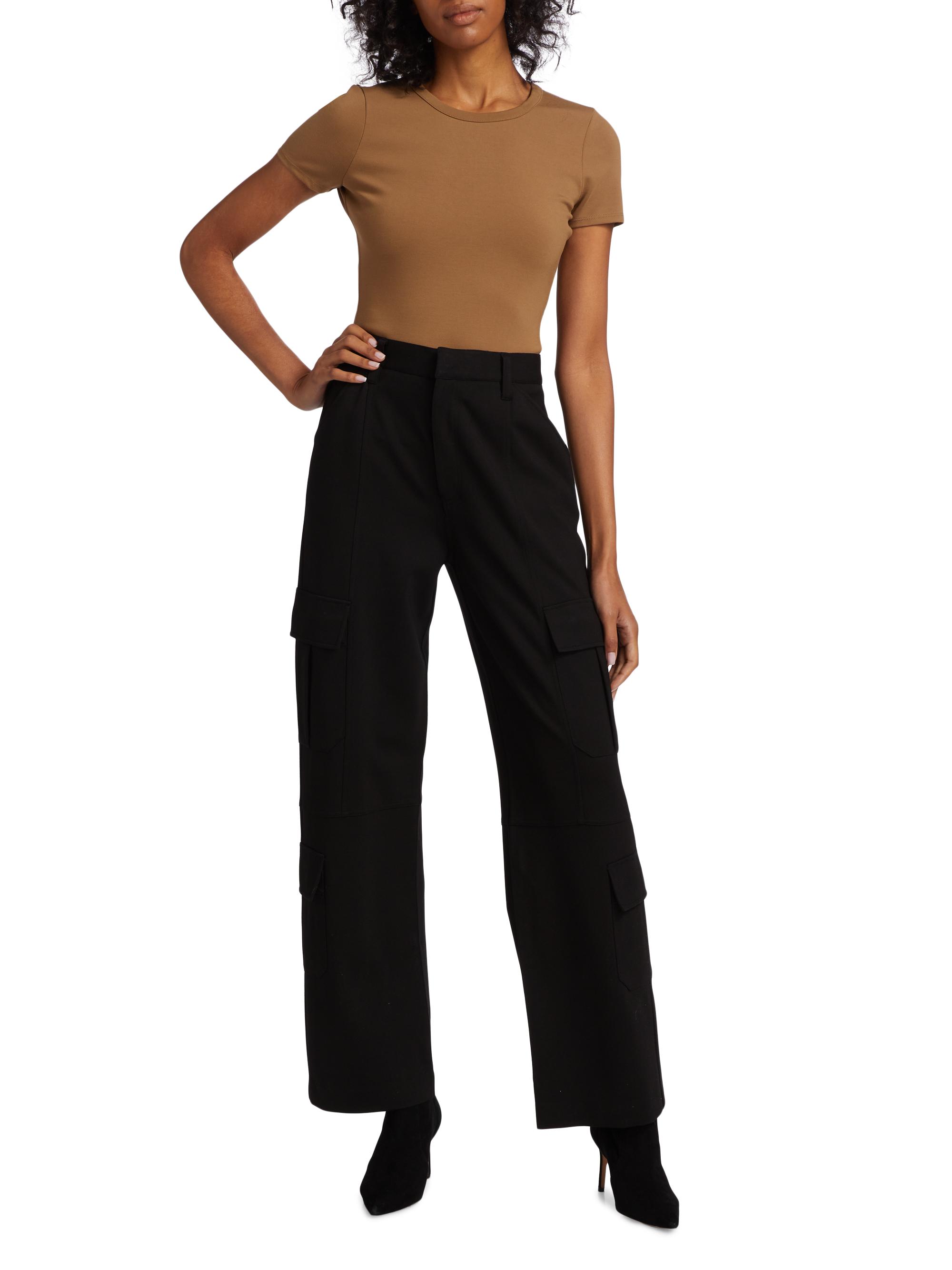 イージーパンツ【RAG&BONE】 LUXURY+EASY】＜接触冷感＞ラグイージー/ドレープワイドイージーパンツ