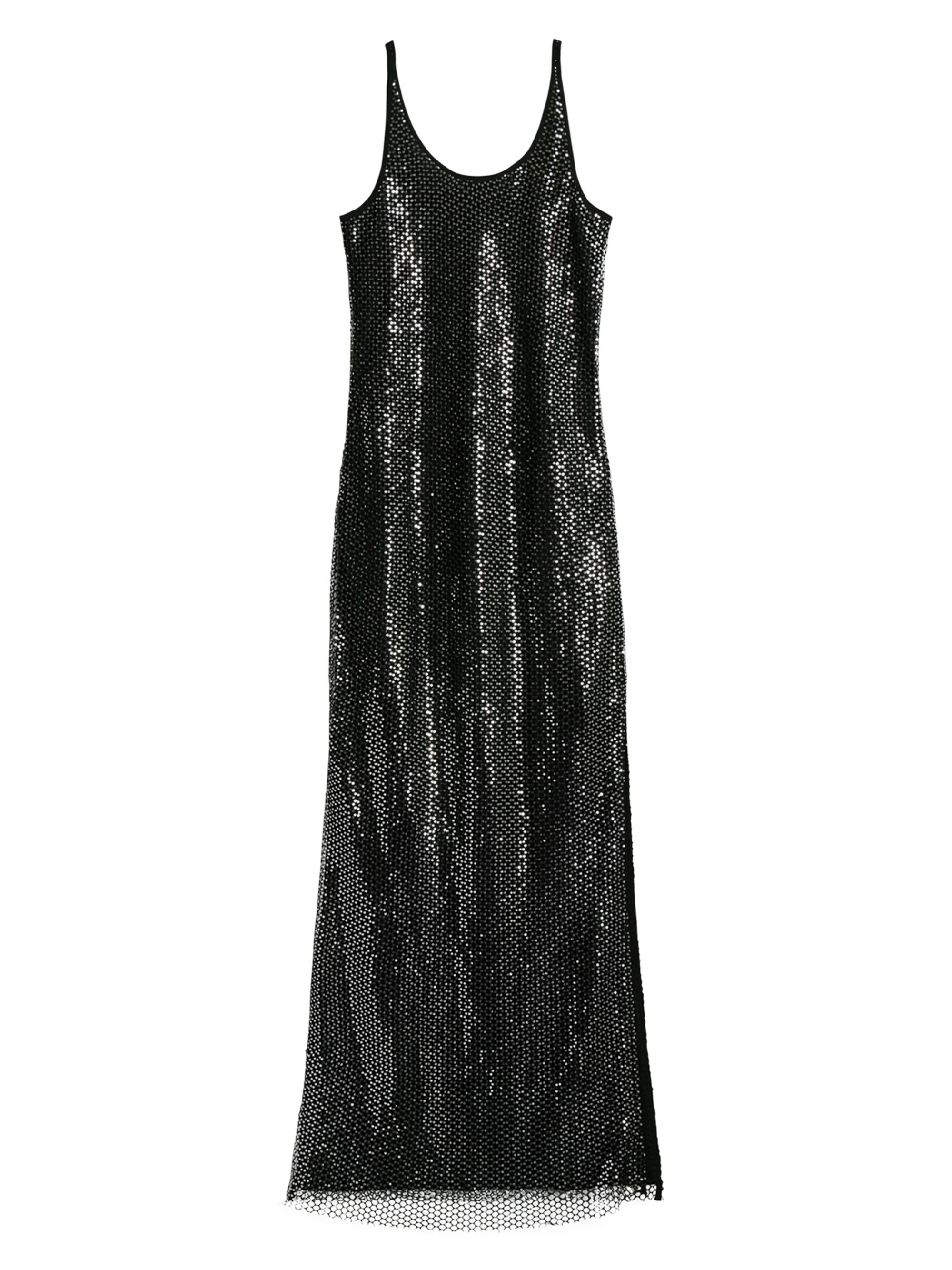 rag & bone Women's Marcie Sequined Netted Gown - Black