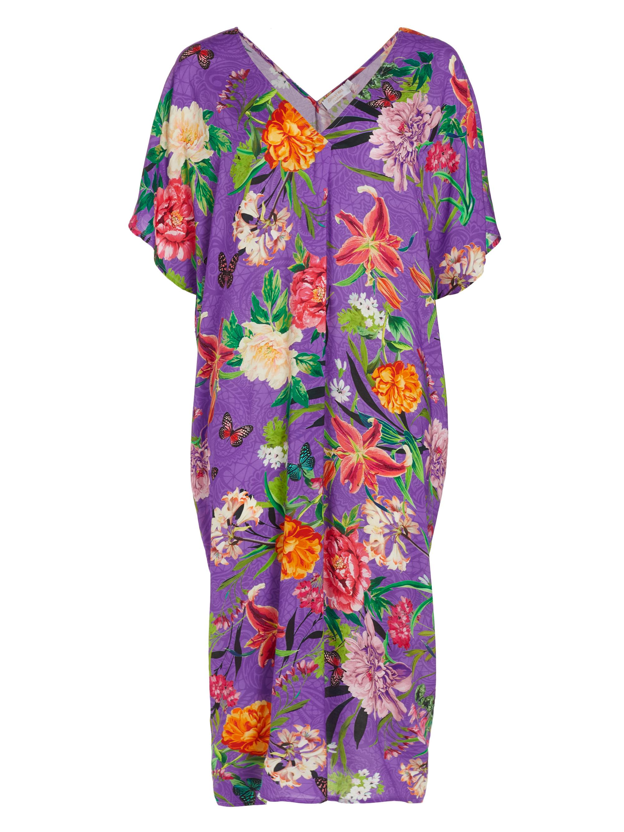 Johnny Was Women's Floral Short-Sleeve Cover-Up