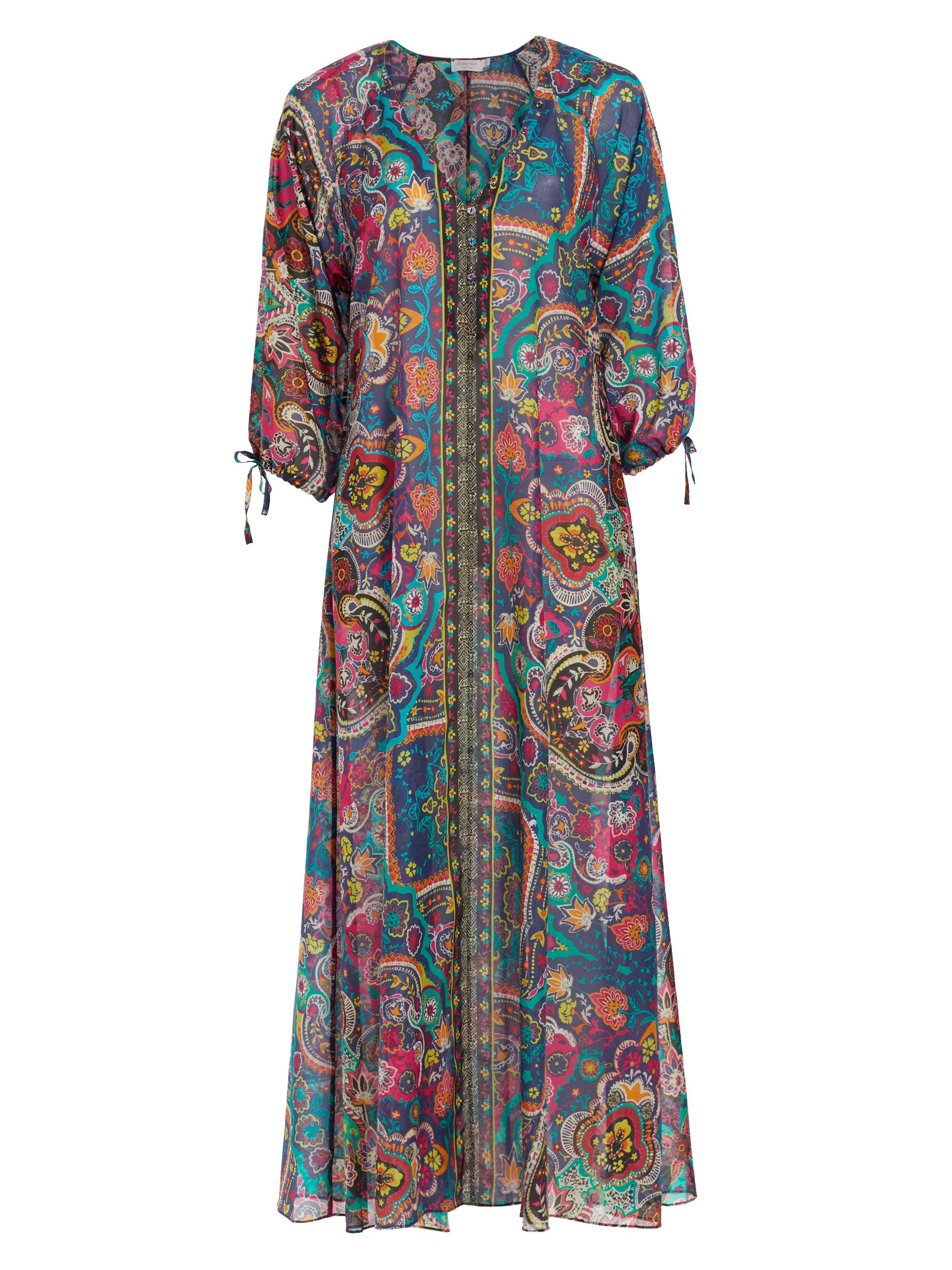 Johnny Was Hannah Printed Cotton & Silk Maxi Dress | Saks Fifth Avenue