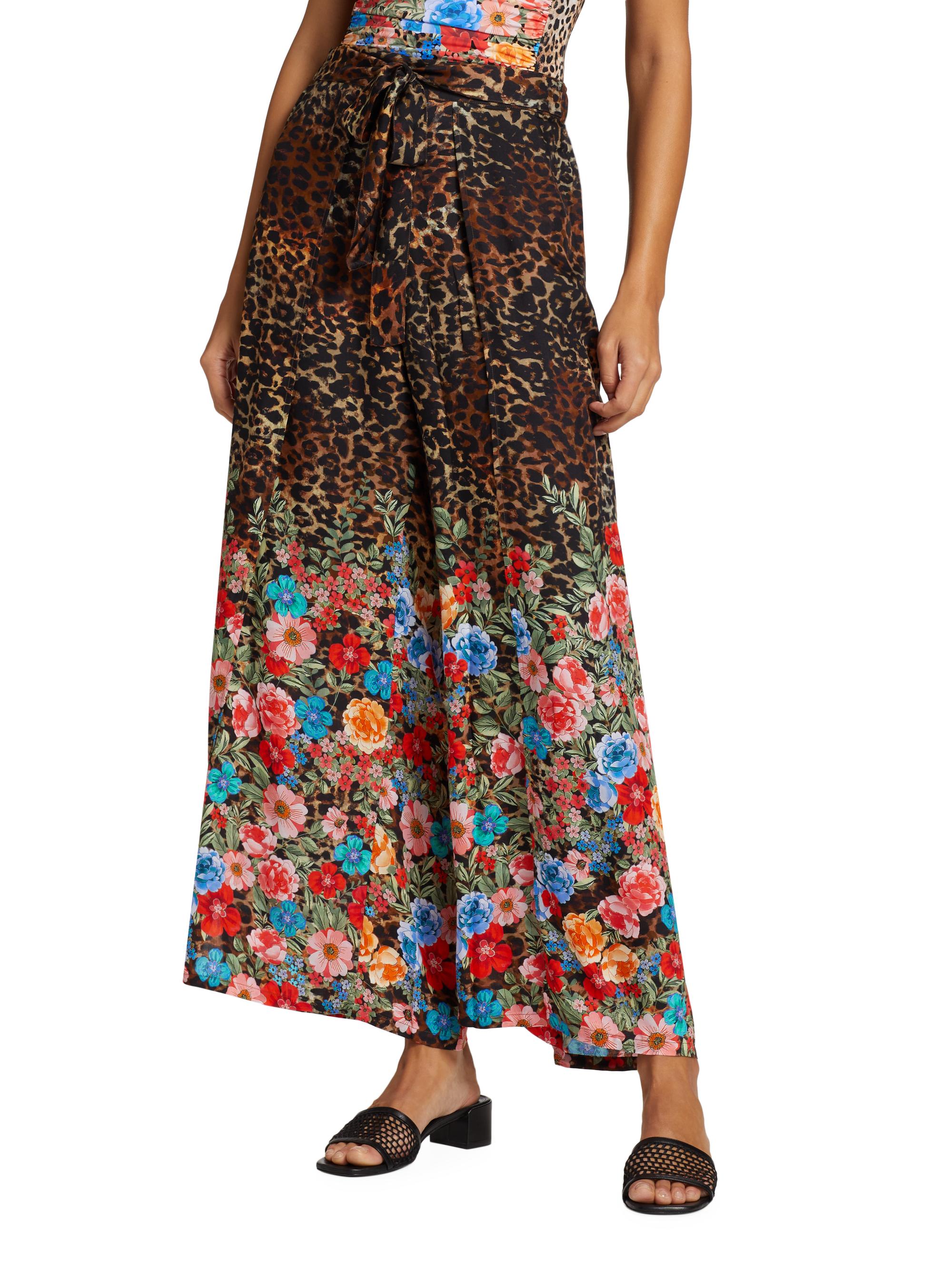 パンツ SOSNOVSKA FLORAL WRAP FRONTO PANTS SuzieBidlake.