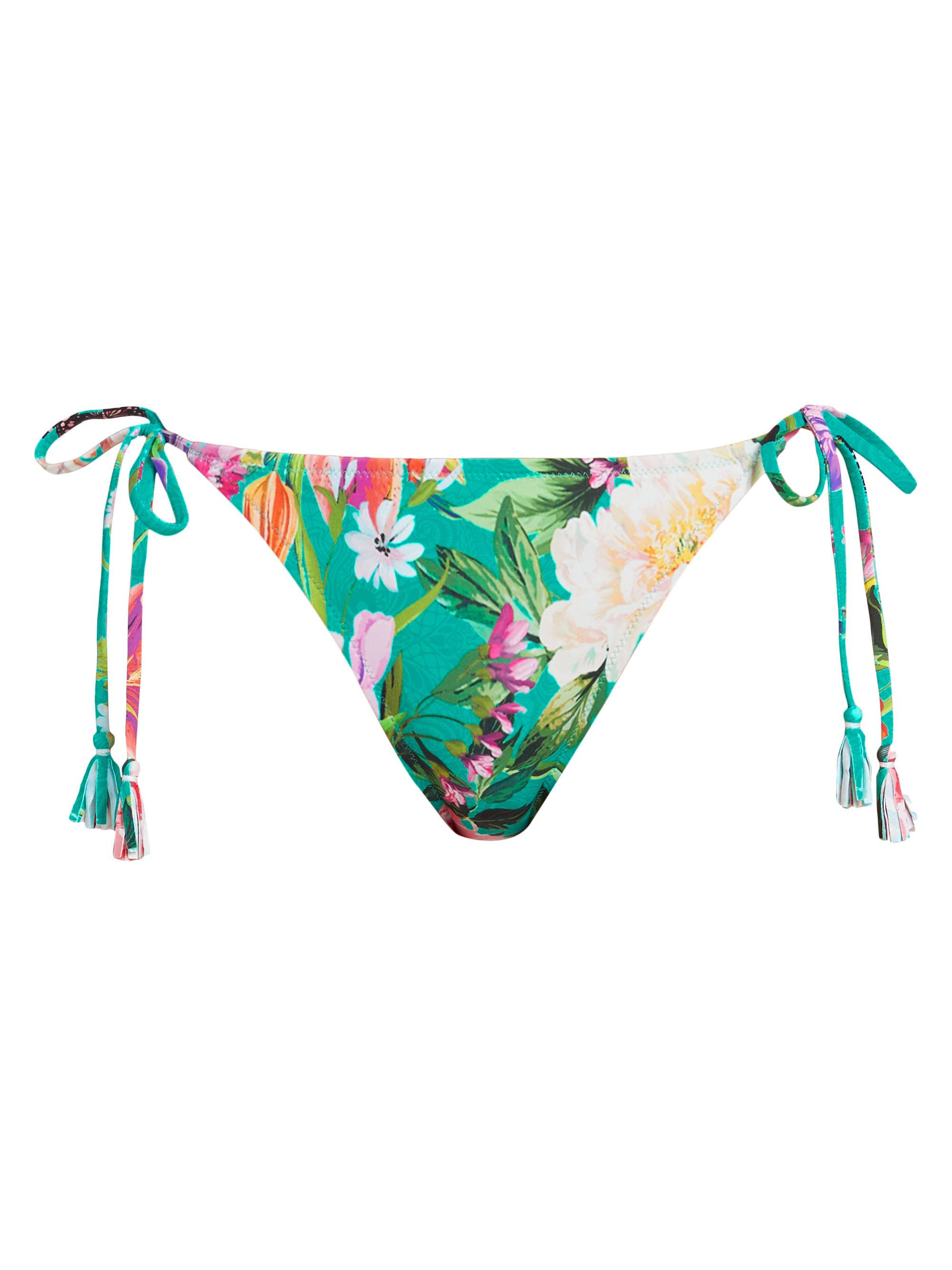Johnny Was Women's Peacock Low-Rise Bikini Bottom
