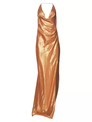 Retrofête Women's Cleo Dress - Gold Glitter