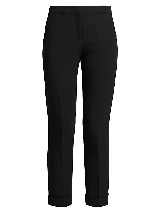 Etro - Ankle-Crop Mid-Rise Trousers