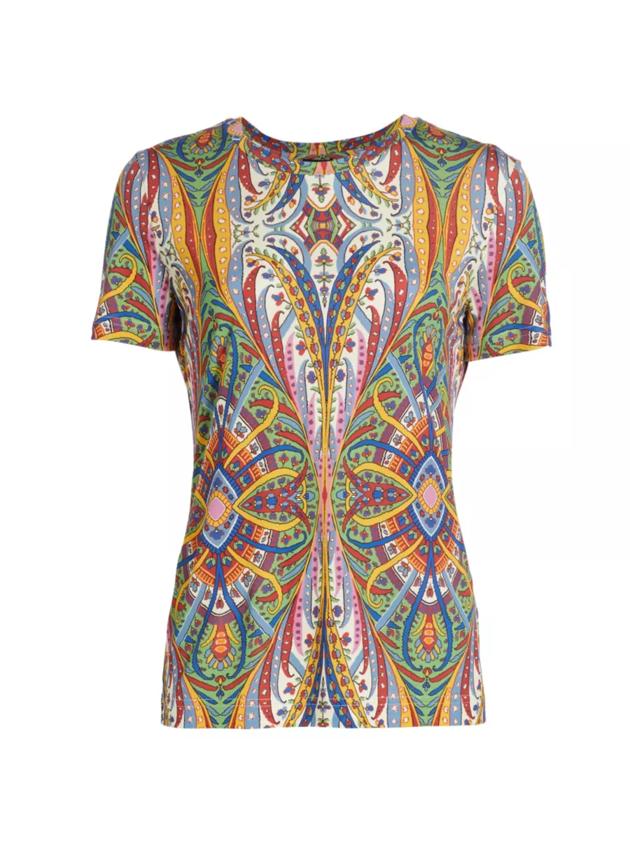 Shop Etro Kaleidoscope Short-Sleeve T-Shirt | Saks Fifth Avenue