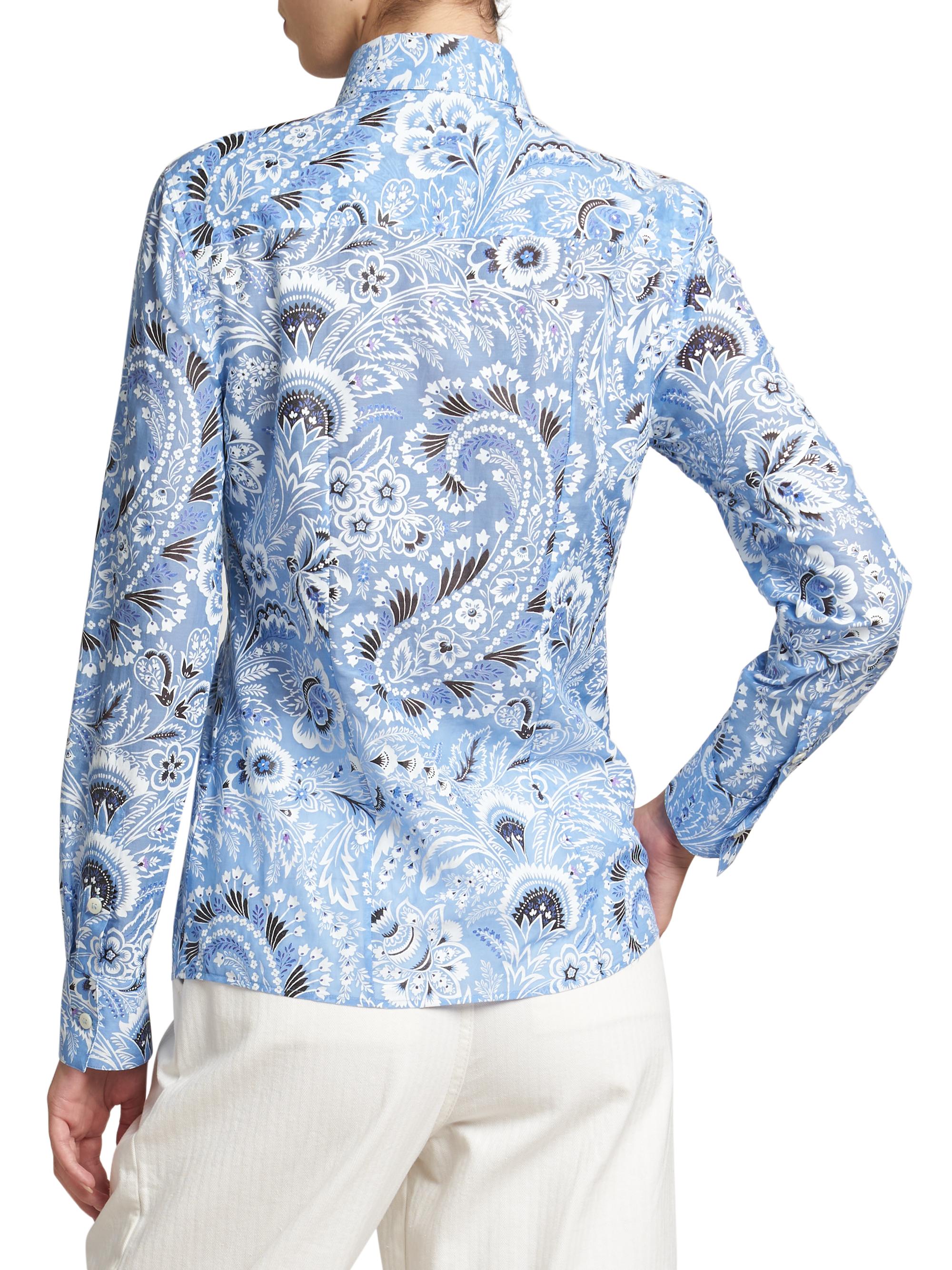 blue bandana dress shirt ROYAL BLUE 3M BANDANA SHIRT