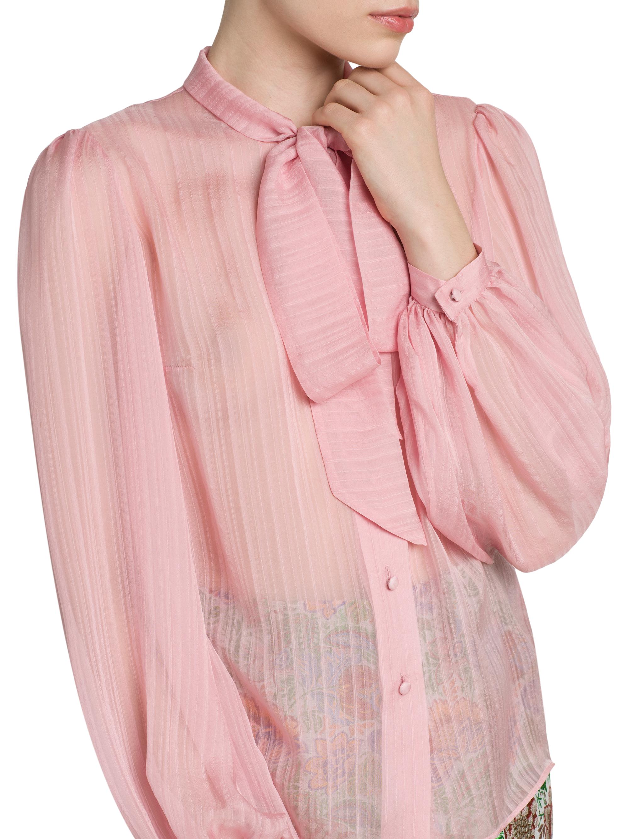 ETRO Berry-print silk shirt - Pink