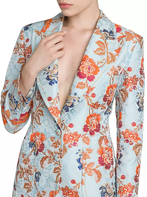Shop Etro Floral Jacquard Blazer | Saks Fifth Avenue