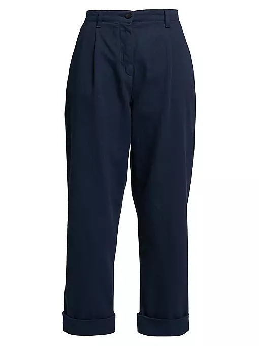 Etro - Cotton Cropped Trousers
