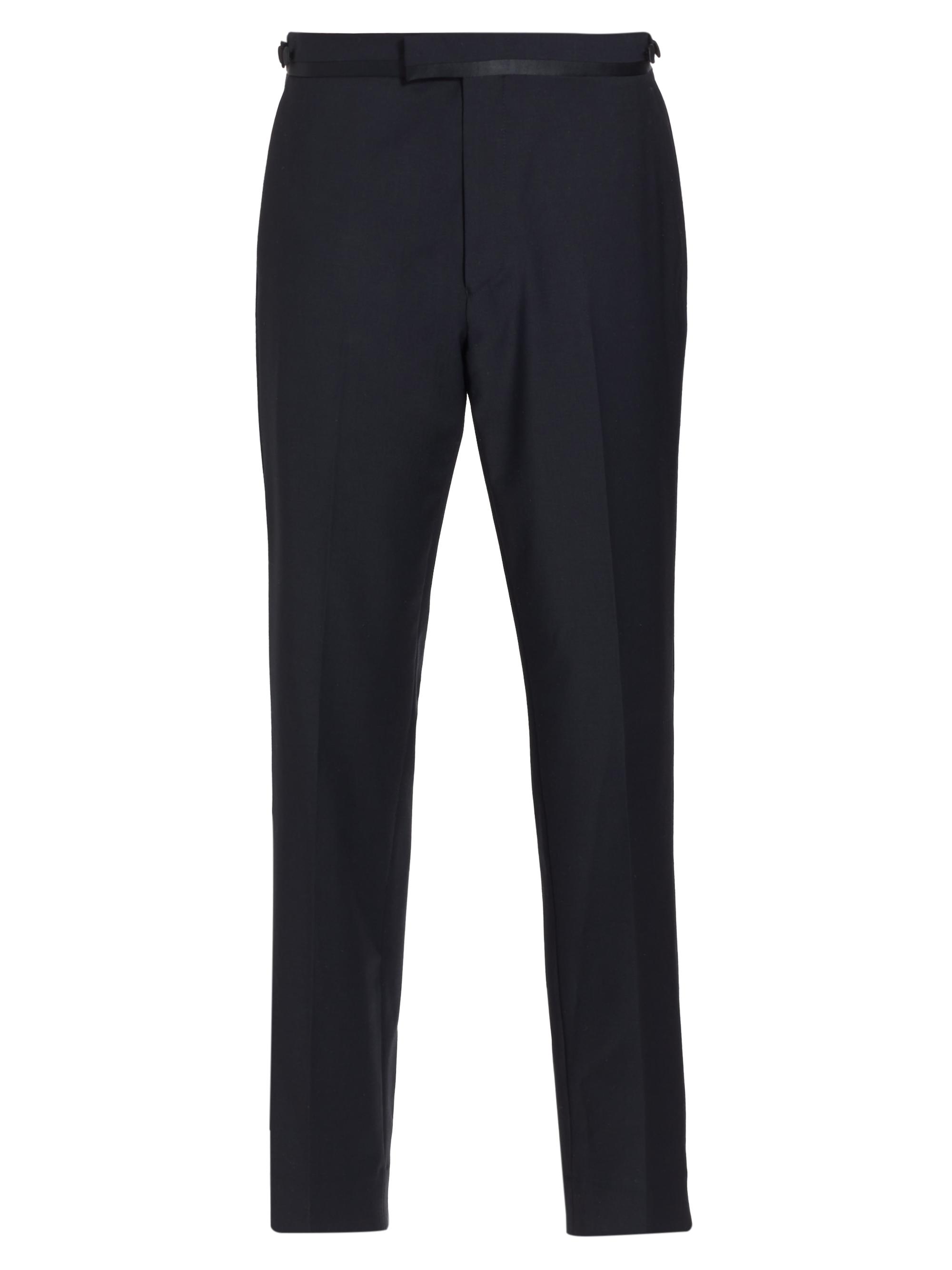 Reiss Men's Poker Wool-Blend Slim-Fit Pants - Black