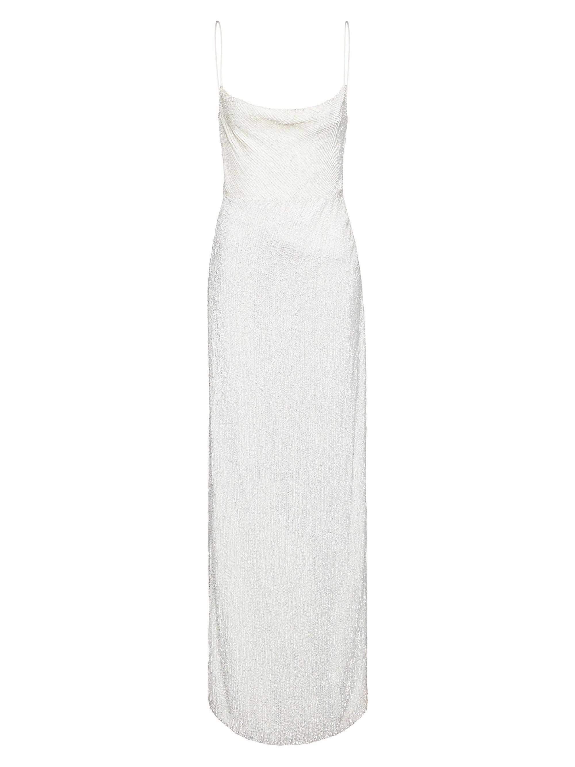 Retrofête Women's Katya Dress - Moonglow White