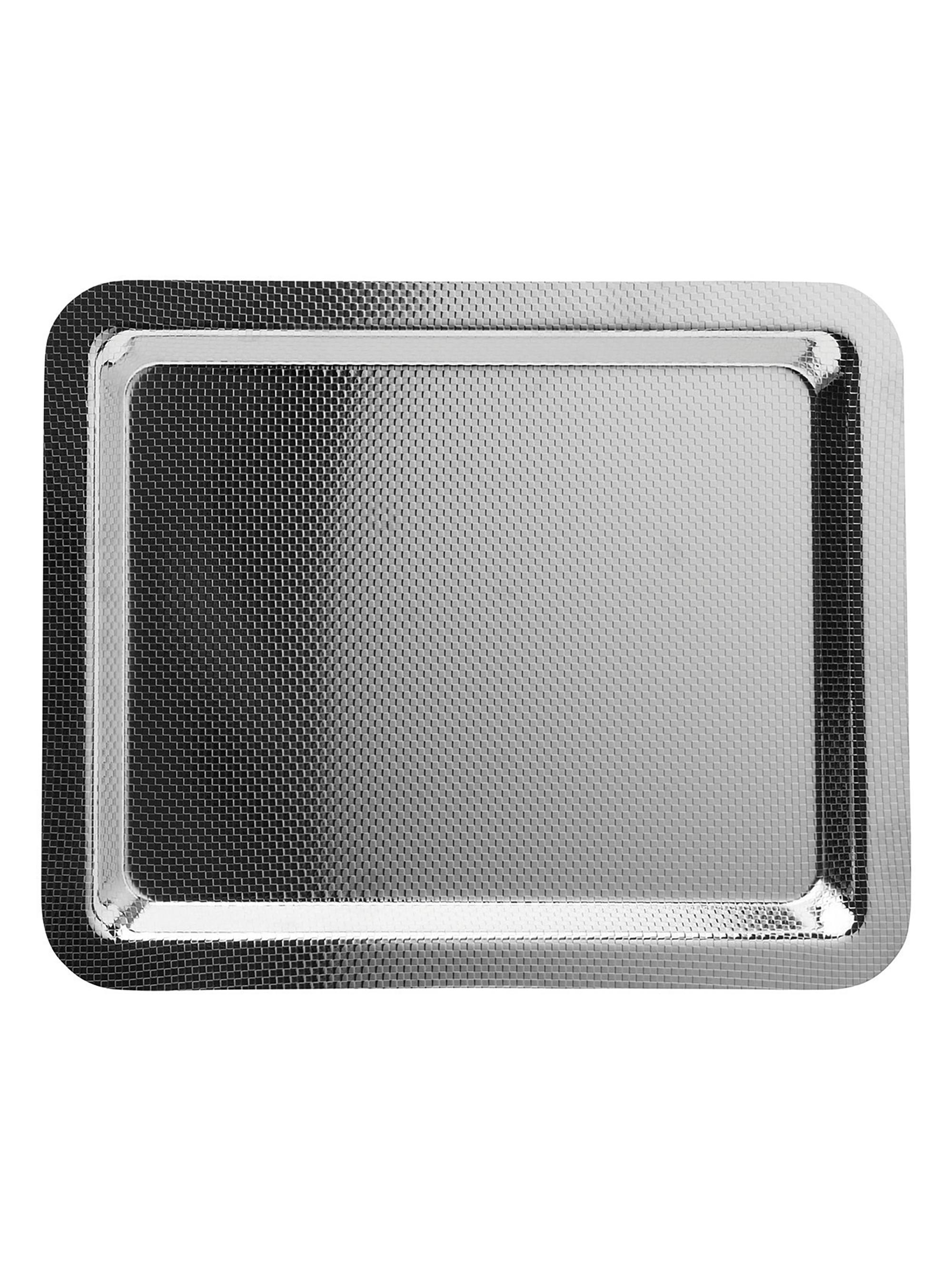 Degrenne Paris Newport Cubique Rectangular Tray - Stainless Steel