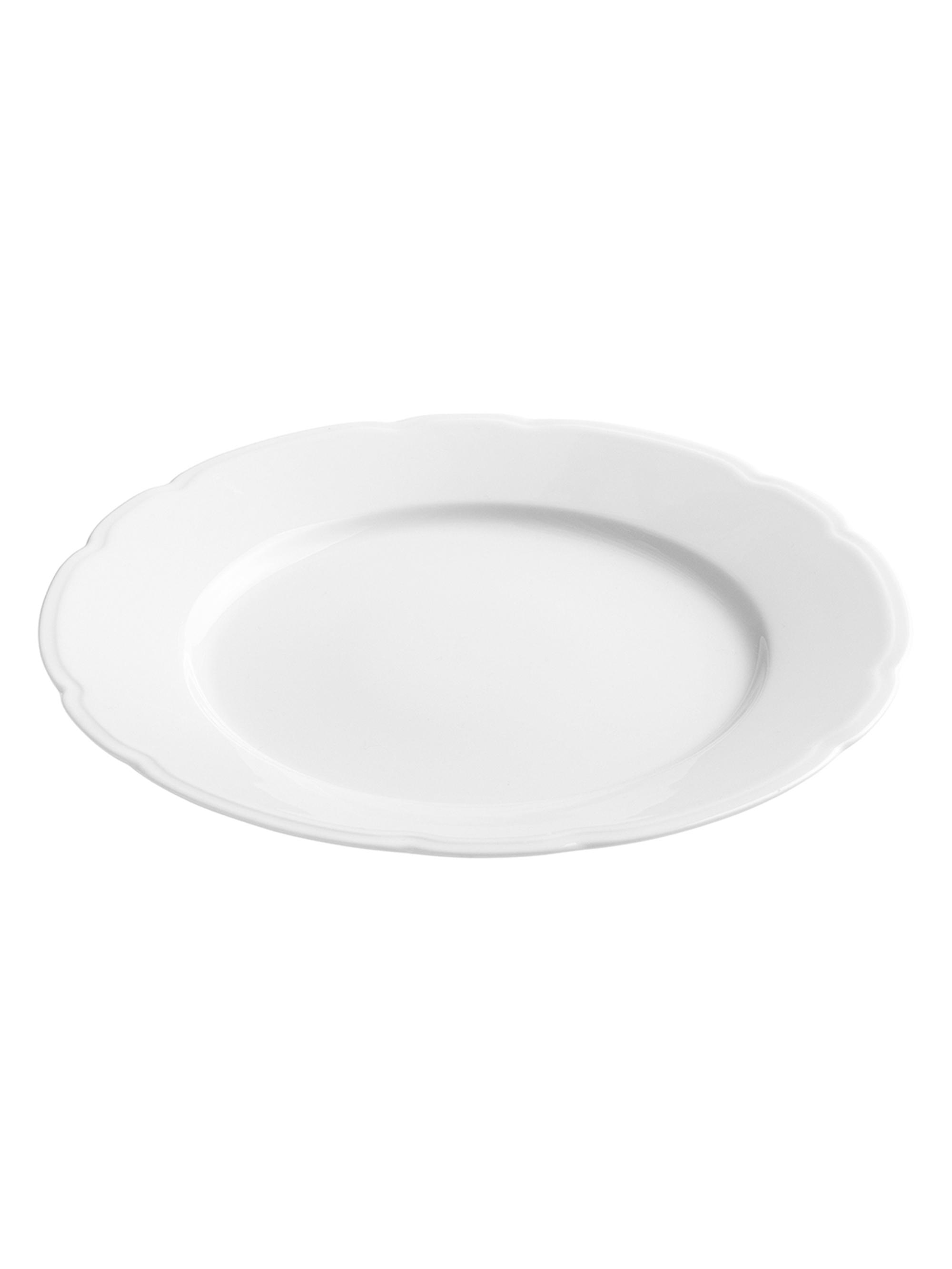 Degrenne Paris Reminiscence 4-Piece Dinner Plates Set - White
