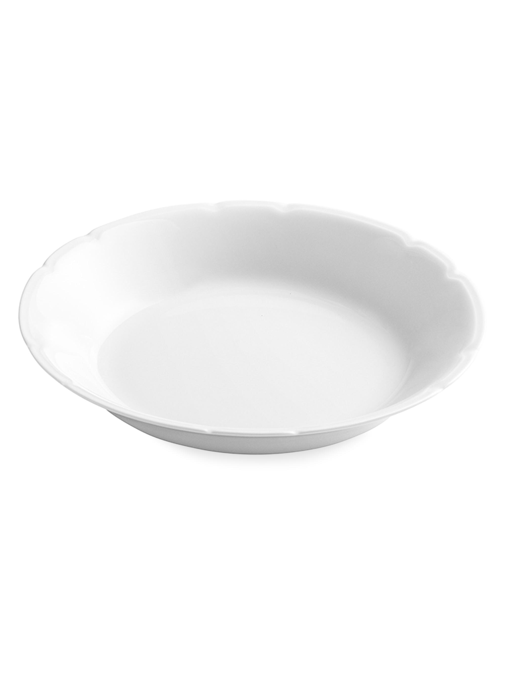 Degrenne Paris Reminiscence 4-Piece Coupe Plates Set - White