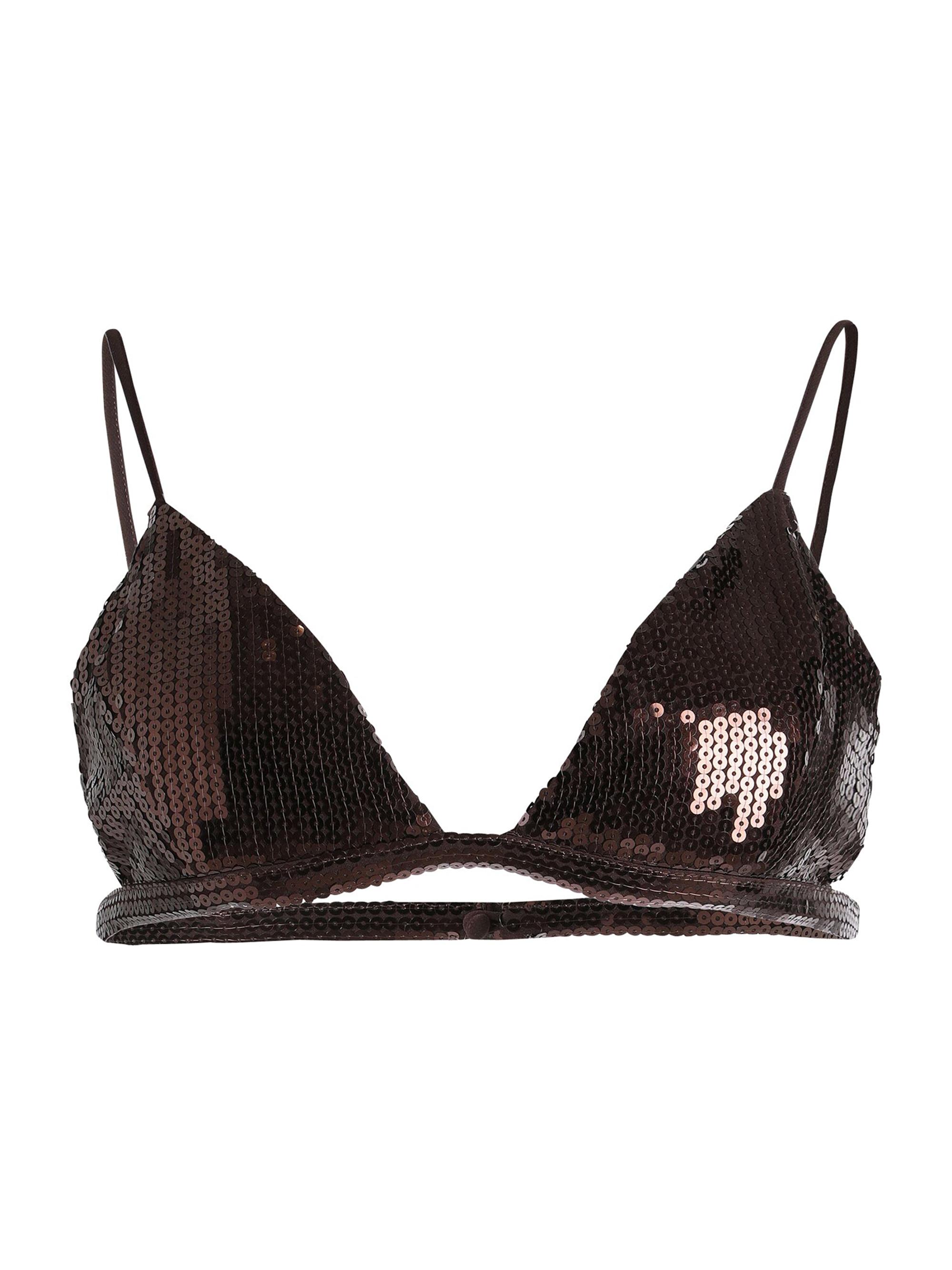 Retrofête Women's Libra Bralette Top - Dark Chocolate