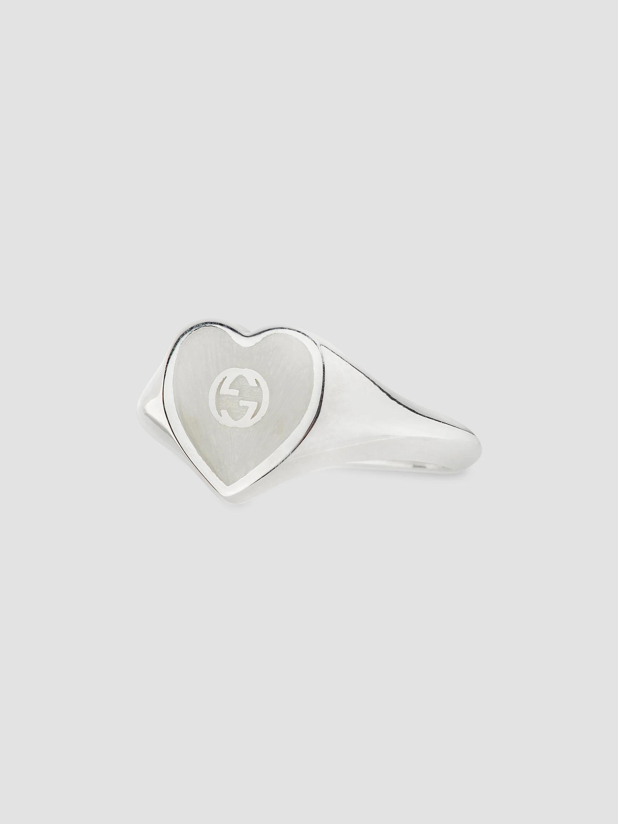 Gucci Sterling Silver GG Signet Ring | Saks Fifth Avenue