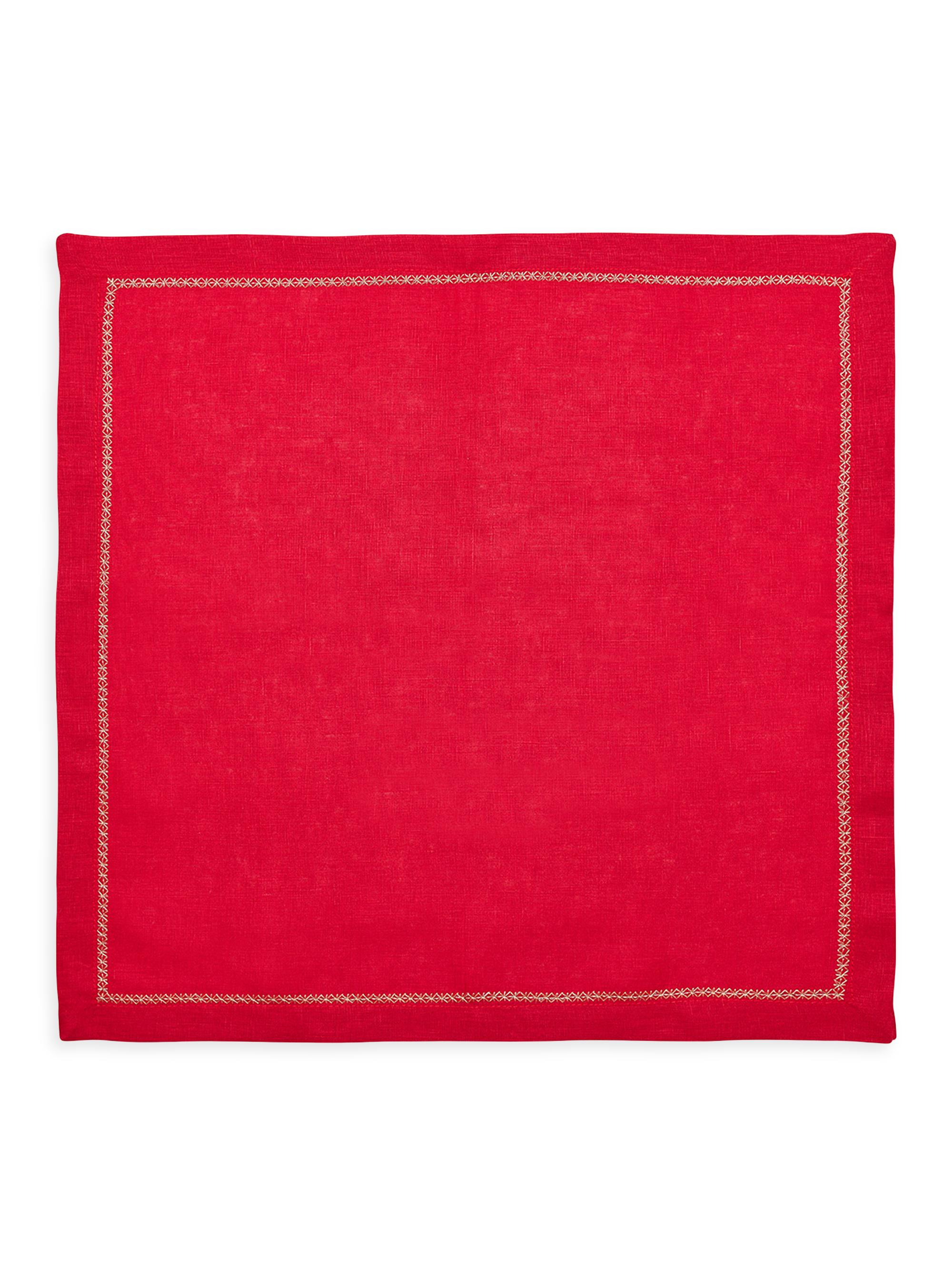 Kim Seybert Classic Linen Napkin - Red