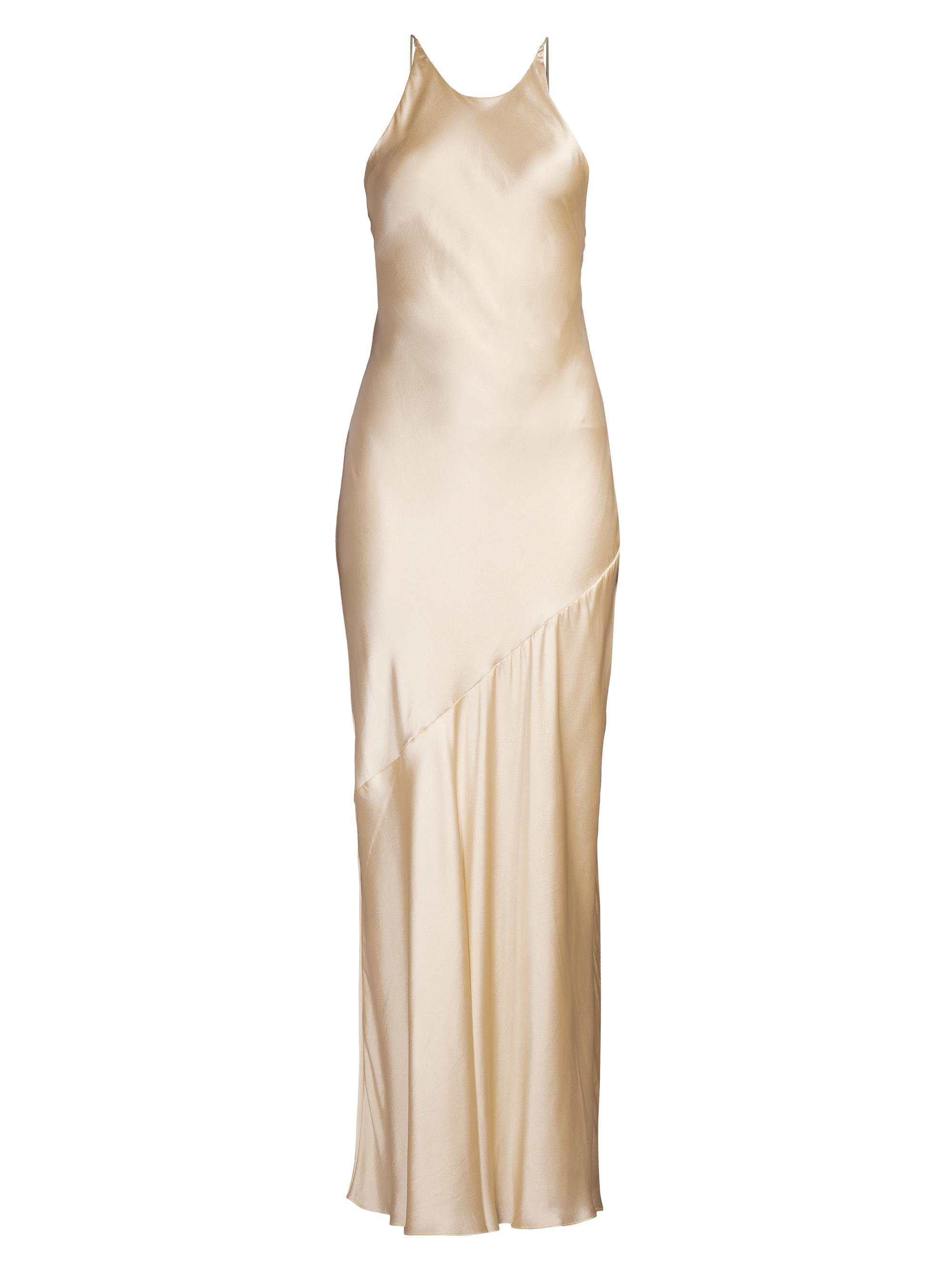 Ginger & Smart Women's Nonchalance Satin Slip Dress - Pearlescent