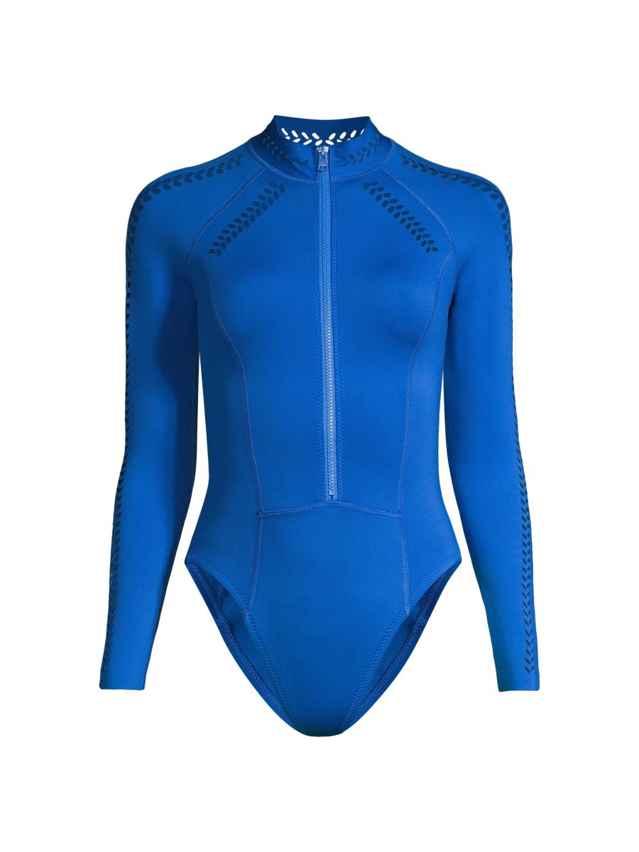 GiGi C Riley One-Piece Rashguard Surfsuit | Saks Fifth Avenue