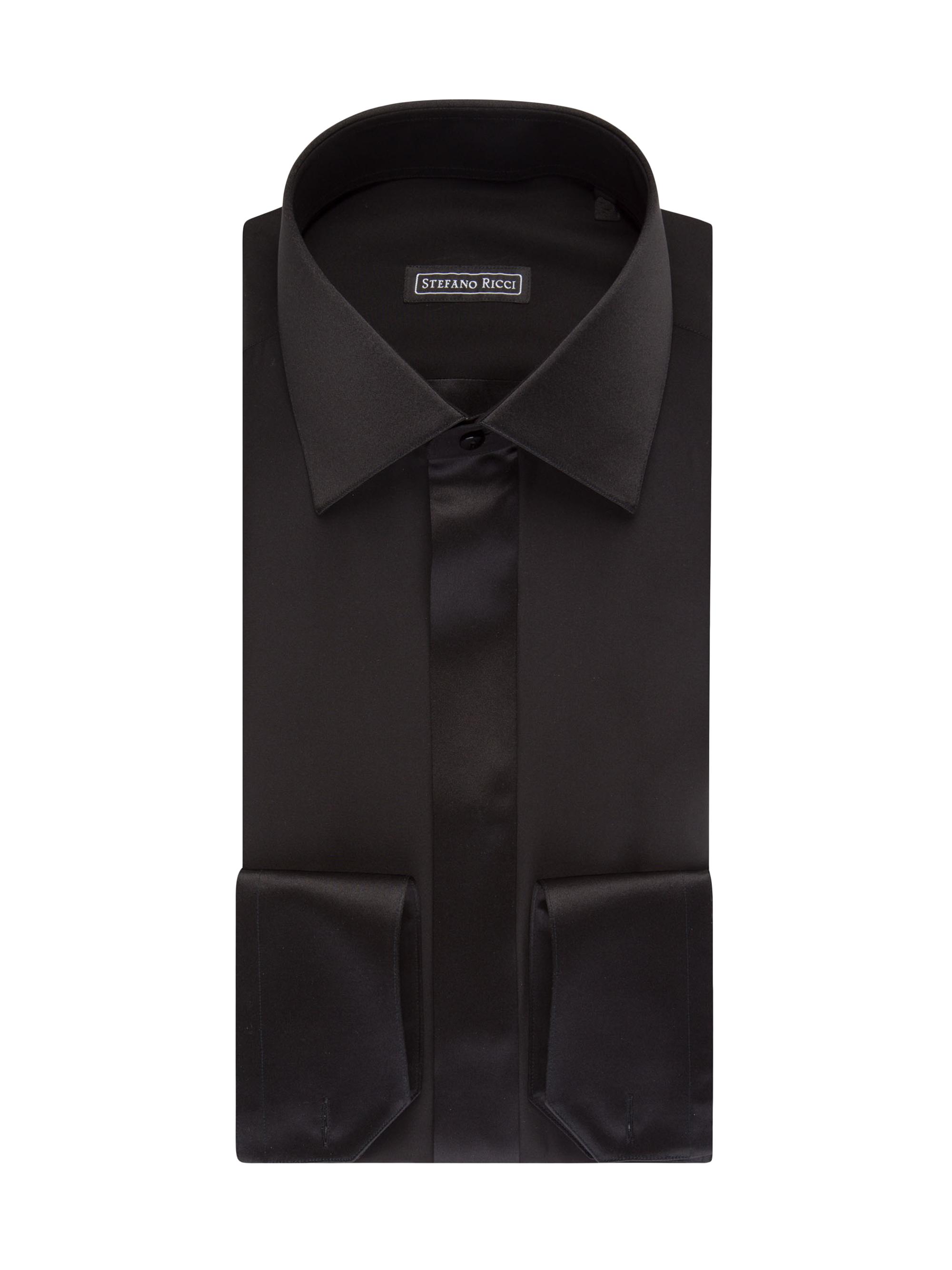 Stefano Ricci Men's Tuxedo Shirt - Black