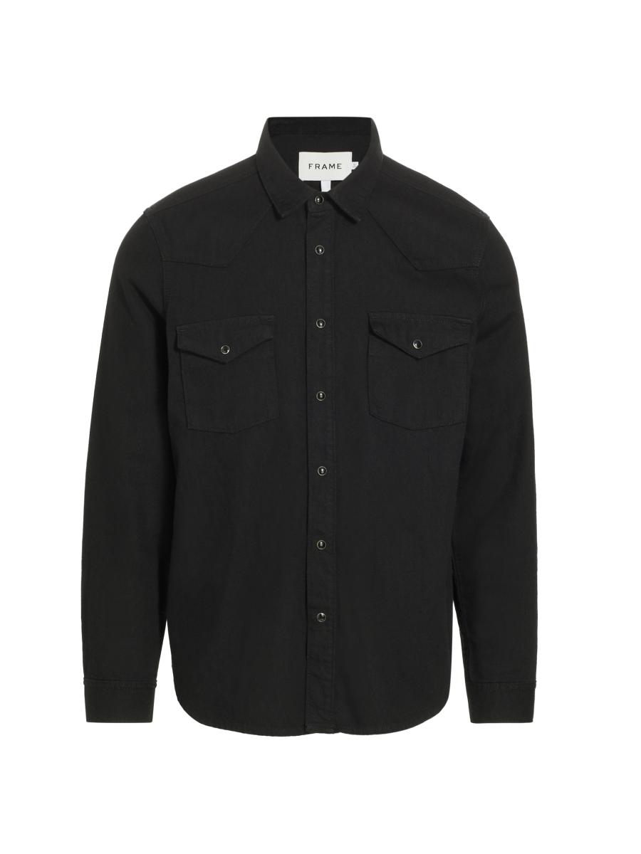 Frame Western Denim Shirt | Saks Fifth Avenue