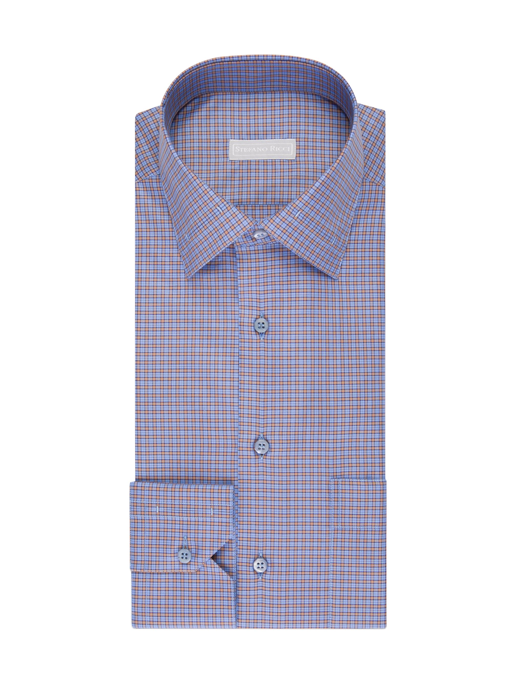 Stefano Ricci Men's Handmade Ravello Shirt - Light Blue