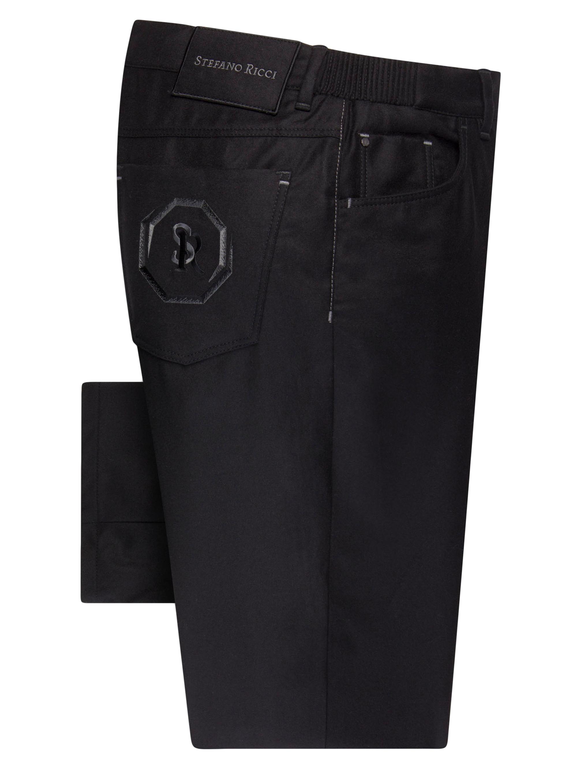 Stefano Ricci Men's Five Pocket Trousers - Blue