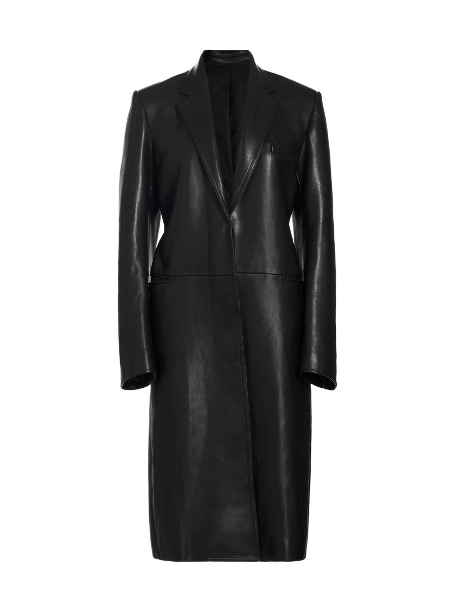 ジャケット・アウター HELMUT LANG lether tailored jacket Helmut Lang zip-up Leather Jacket | Black | FARFETCH