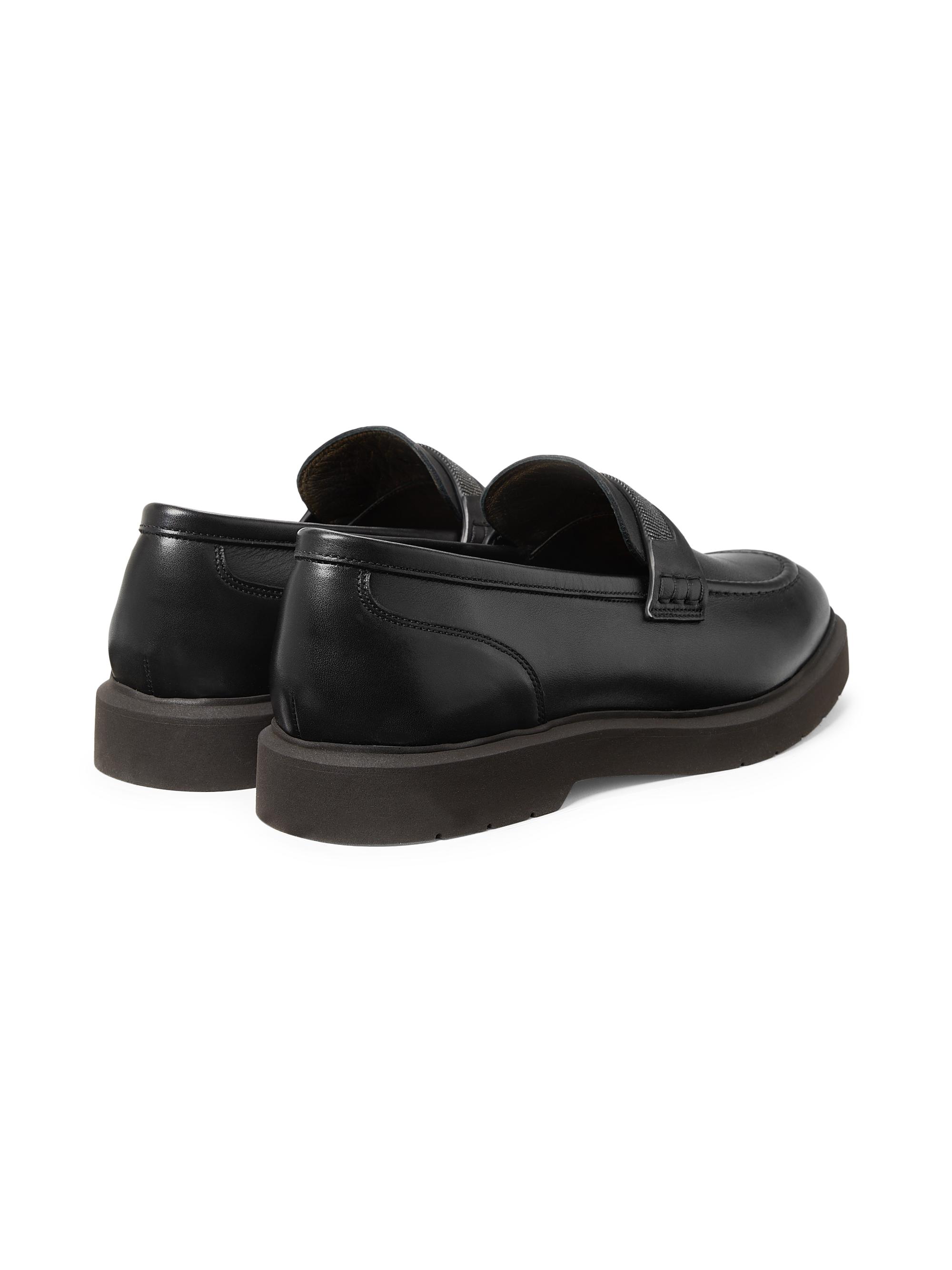 Brunello Cucinelli Leather Penny Loafers | Saks Fifth Avenue