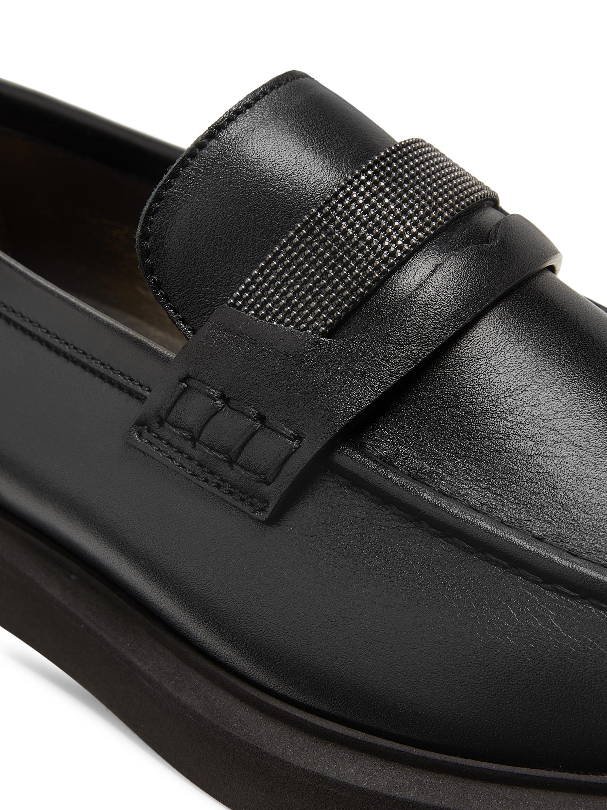 Brunello Cucinelli Leather Penny Loafers | Saks Fifth Avenue