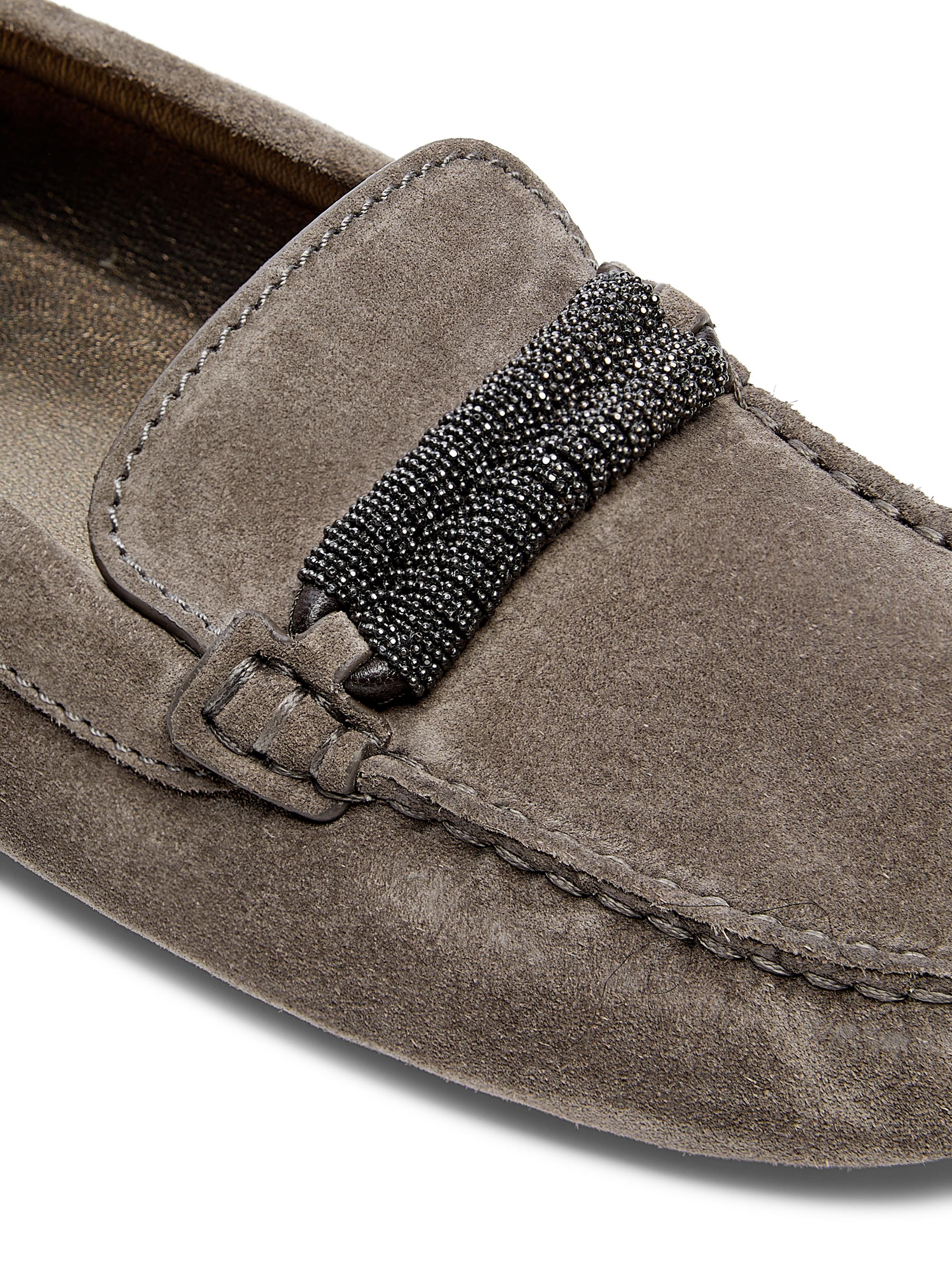 Brunello Cucinelli Suede Driving Loafers | Saks Fifth Avenue