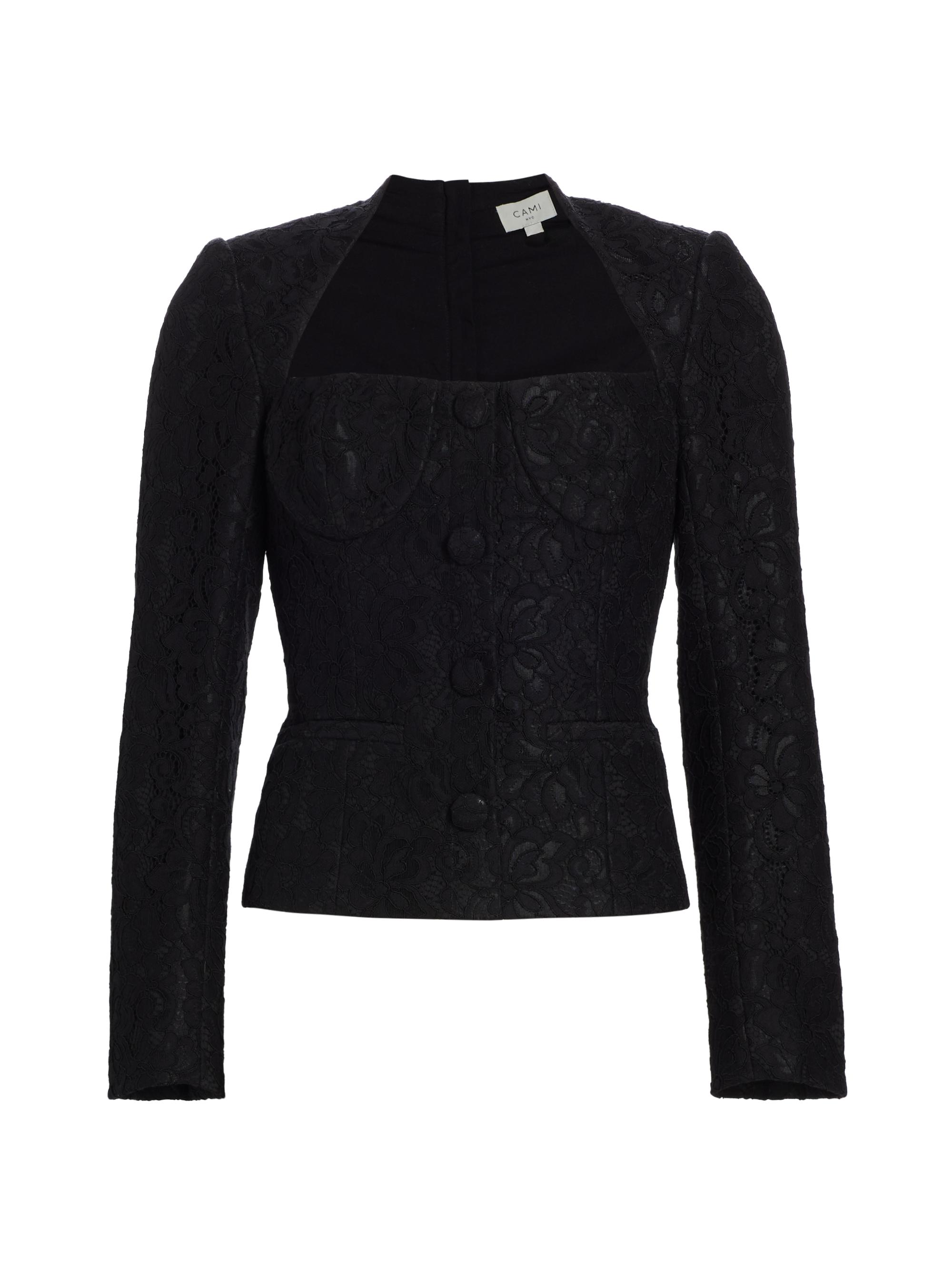 Cami NYC Women's Samira Lace Blazer - Black