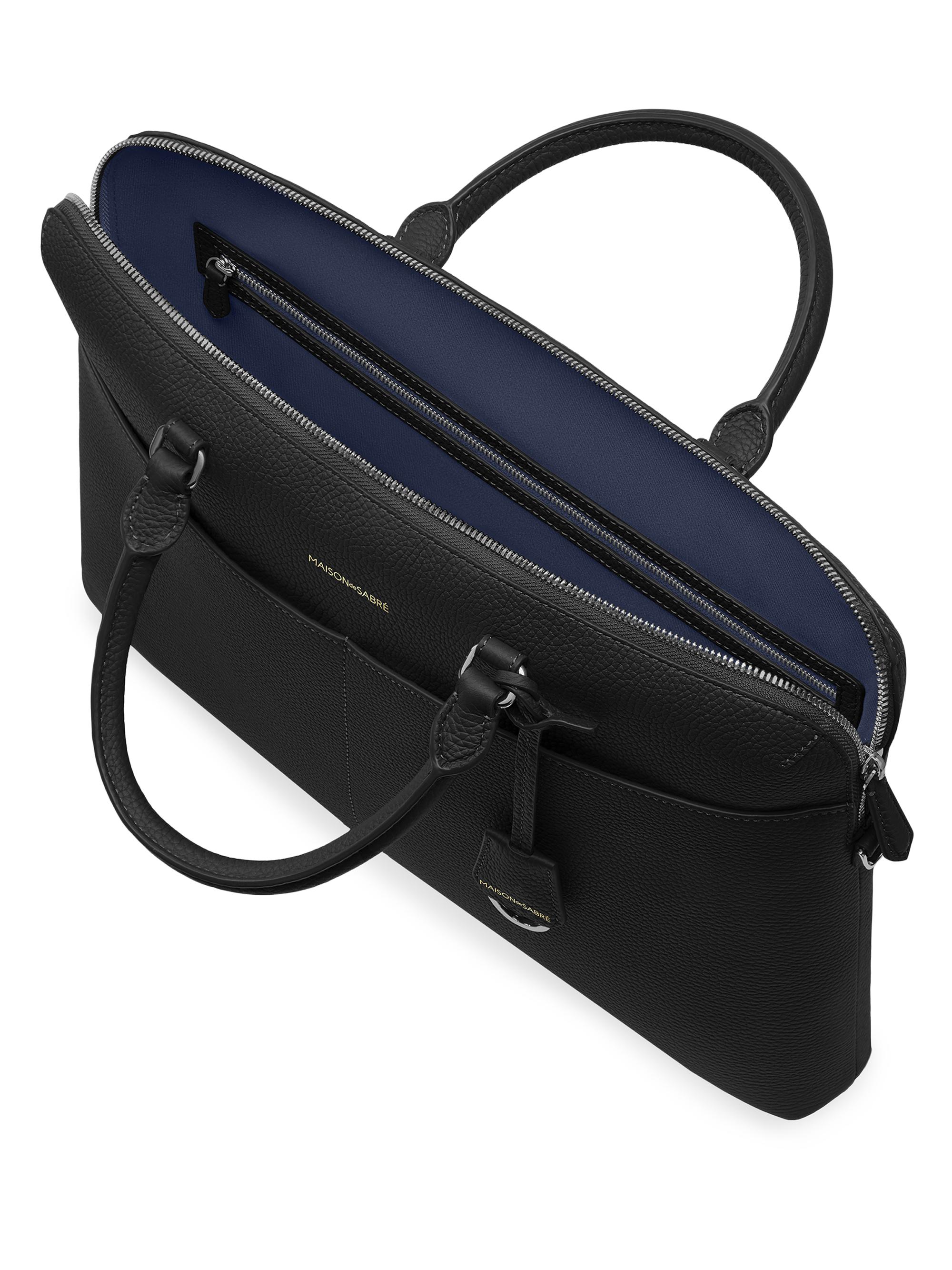 Maison de Sabre Leather Laptop Bag | Saks Fifth Avenue