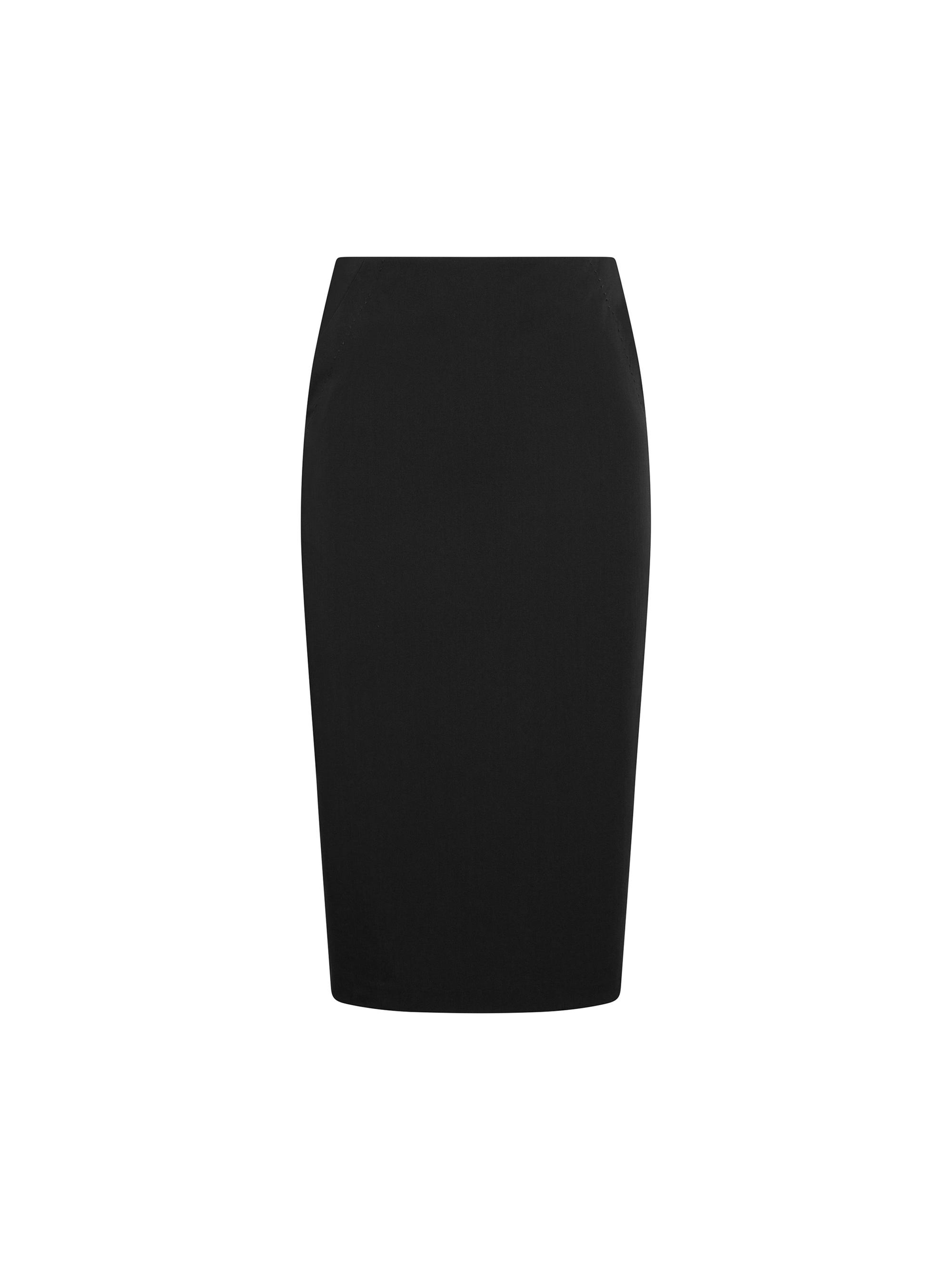 Careste Women's Naomi Wool Pencil Skirt - Black