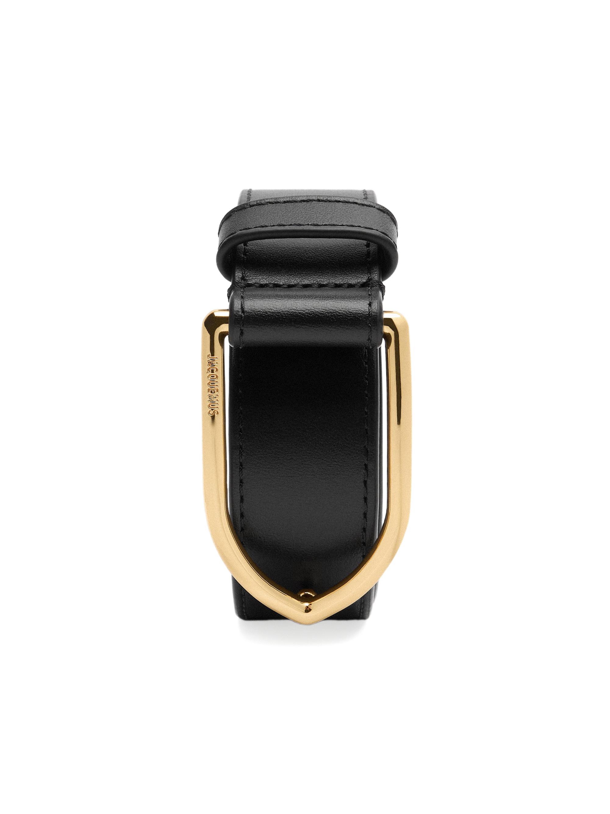 Jacquemus - La Grande Bambin Leather Waist Belt size 75 Jacquemus The  main image 4