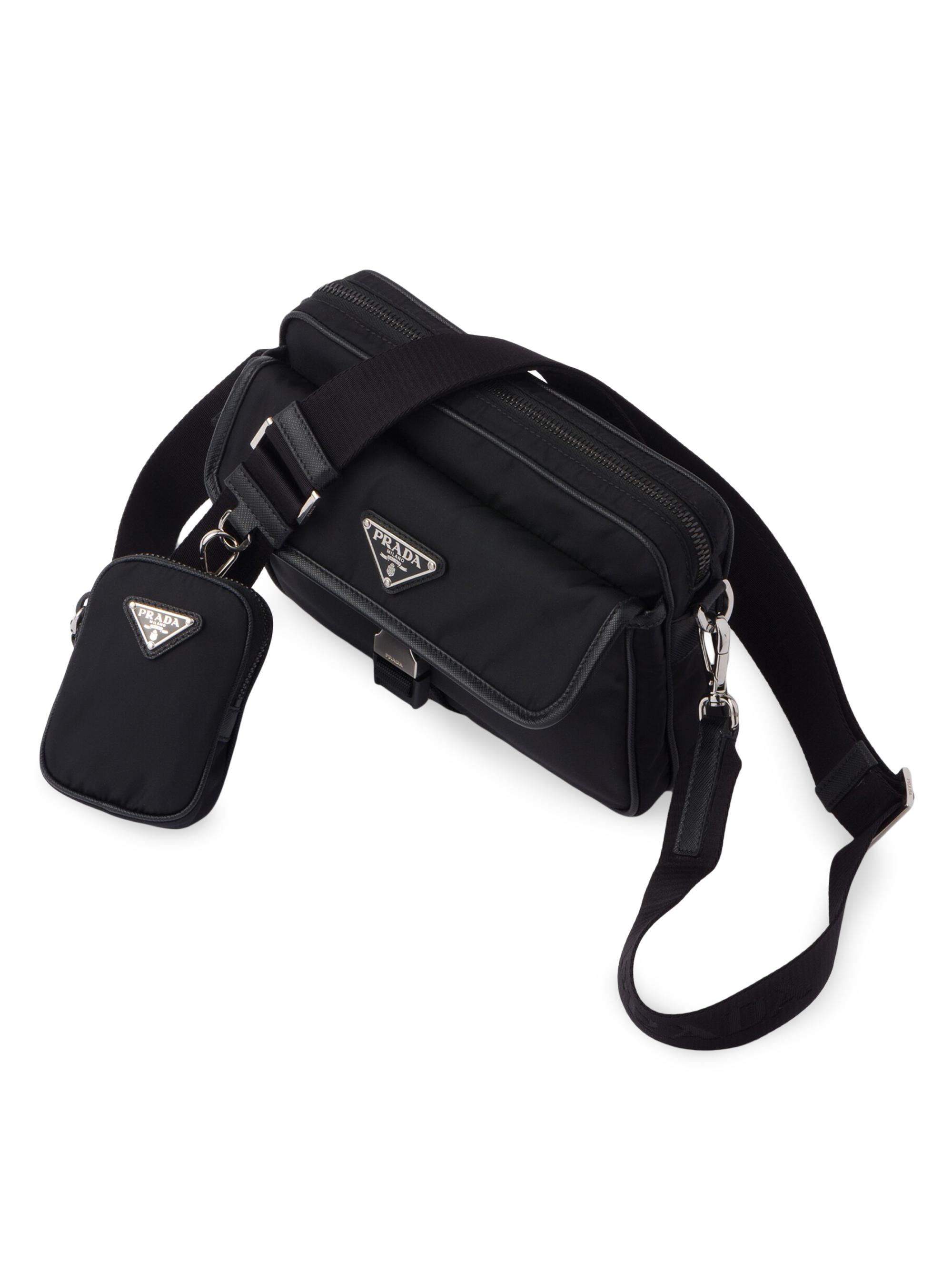 Prada Re-Nylon And Saffiano Leather Shoulder Bag | Saks Fifth Avenue