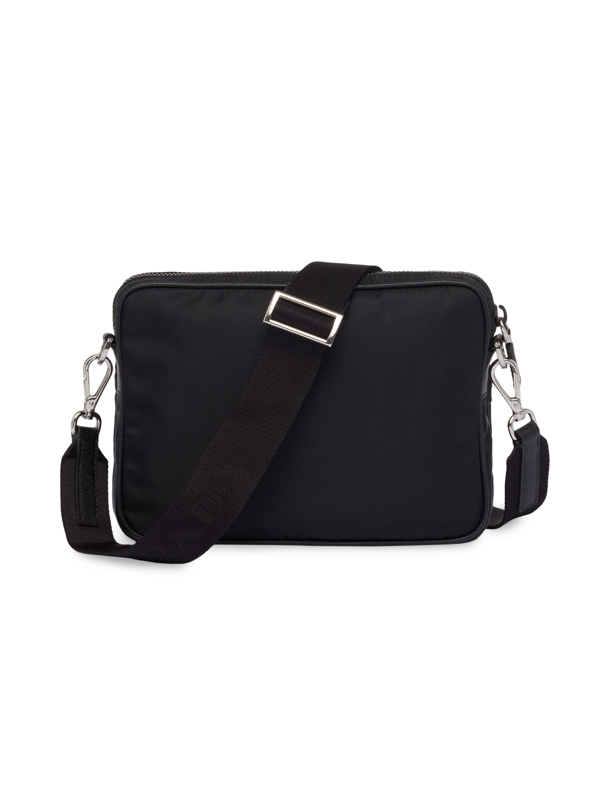 バッグ PRADA / Nylon & Leather Buckle Shoulder 0400021578088_BLACK?wid=600&