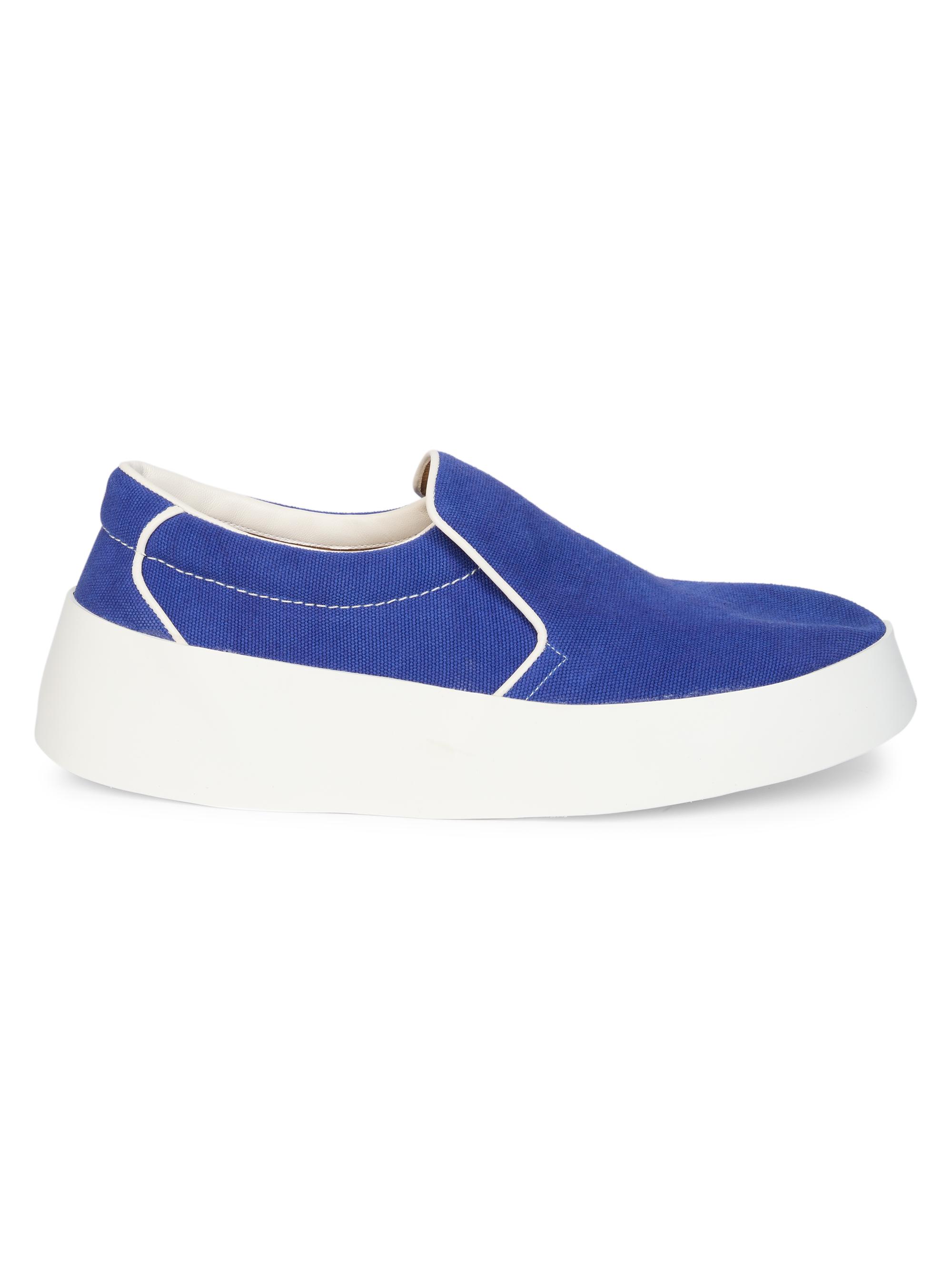 JW Anderson Men's Canvas Slip-On Sneakers - Bluette
